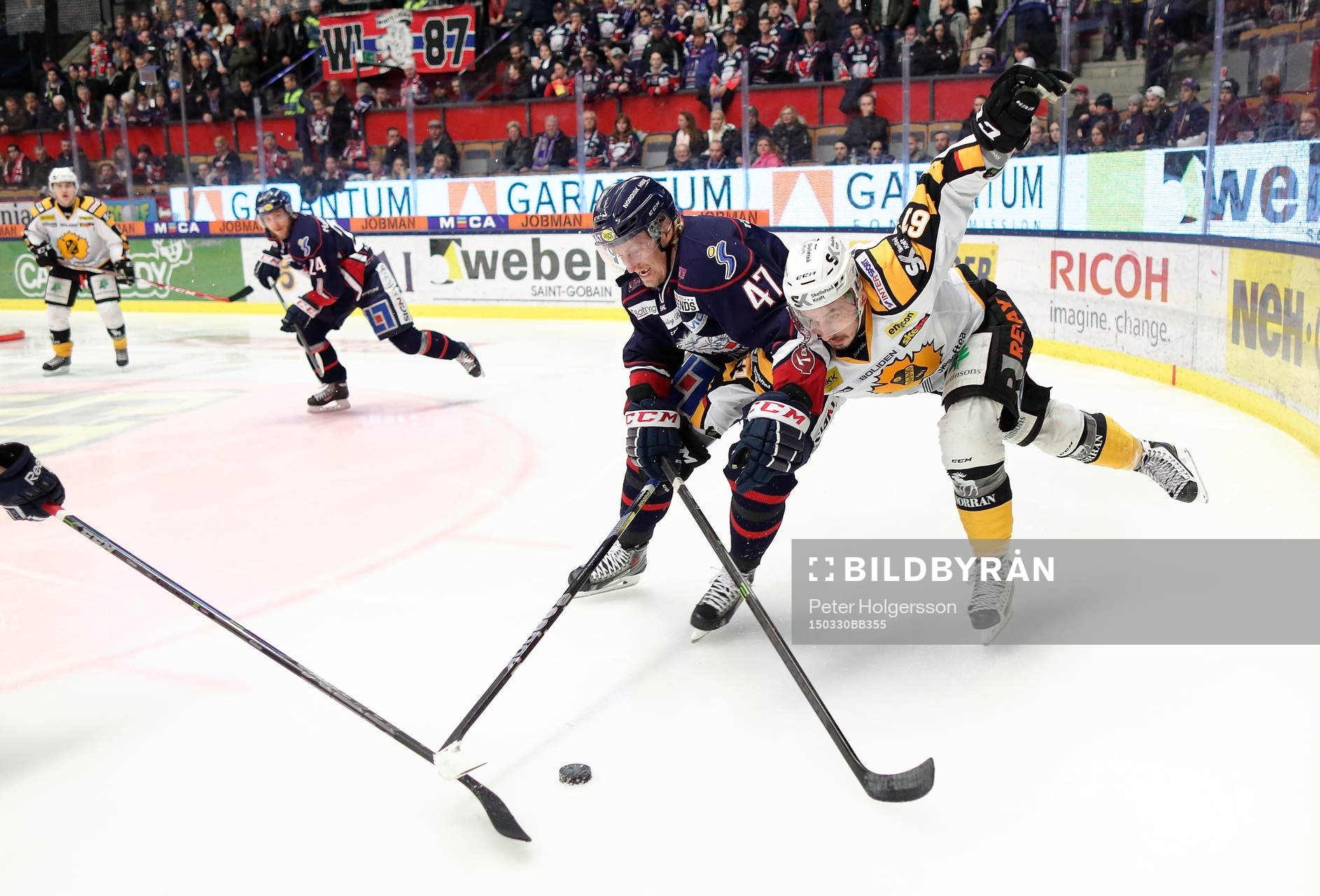 Linköpings Oscar Sundh, Skellefteås Fredrik Lindgren