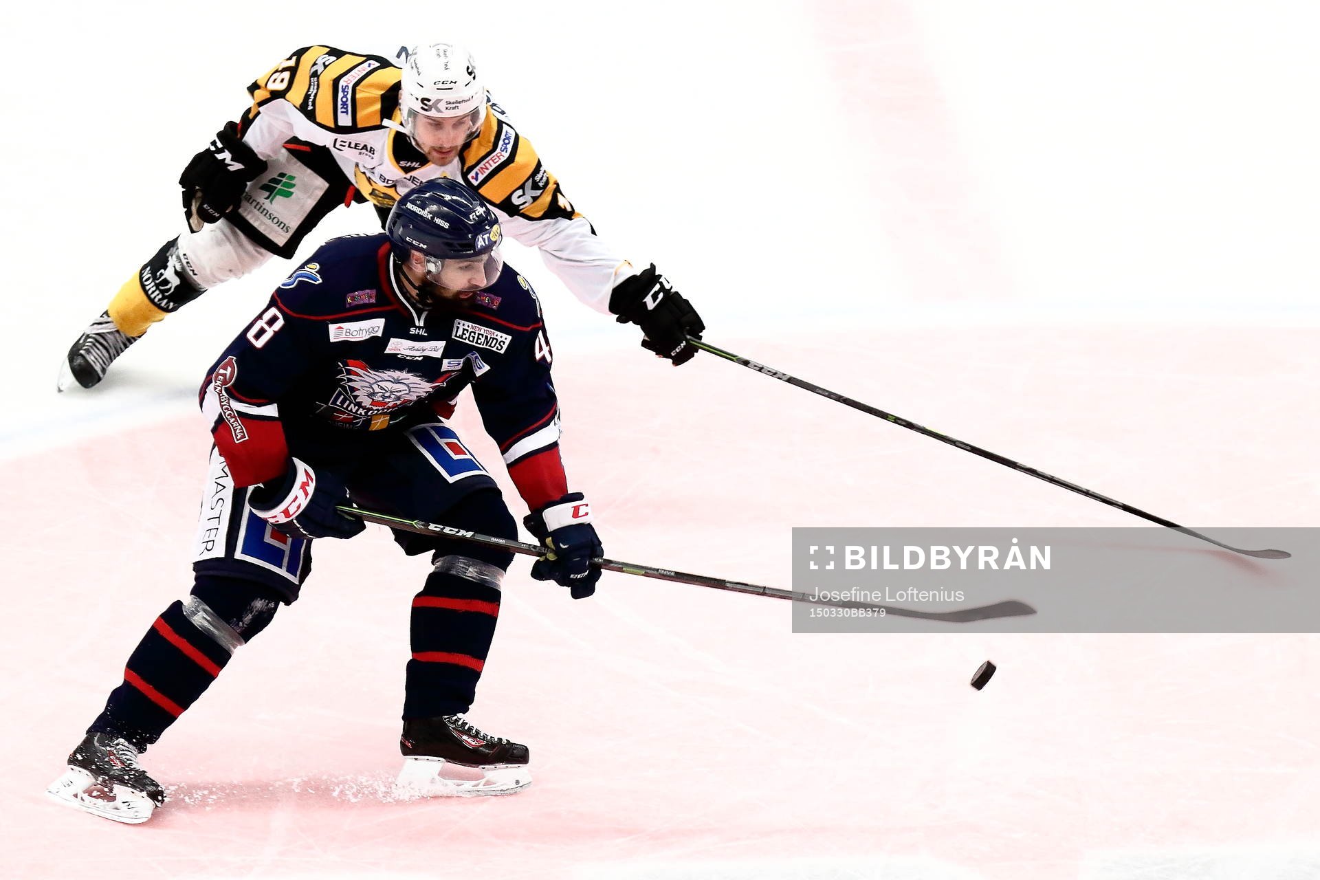 Linköpings Daniel Rahimi och Skellefteås Andrew Calof