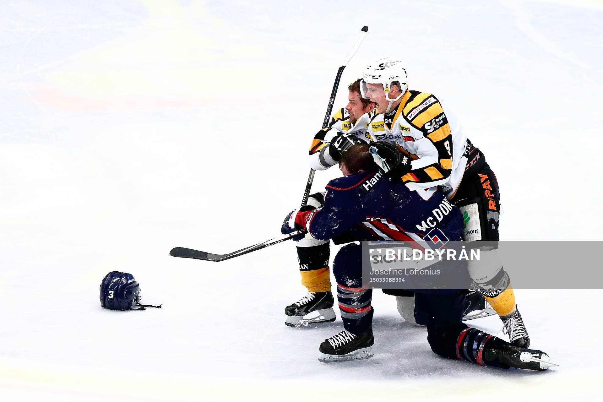 Linköpings Kent McDonelloch Skellefteås Erik Andersson i