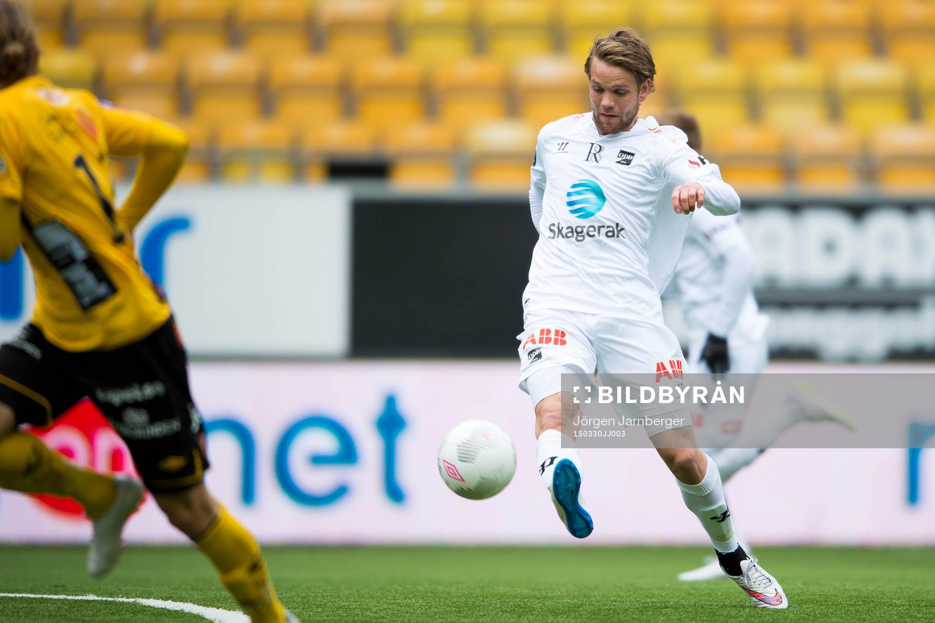 ODDs Ole Jørgen Halvorsen under träningsmatchen i fotboll mellan Elfsborg och ODD den 30 mars 2015 i Borås.