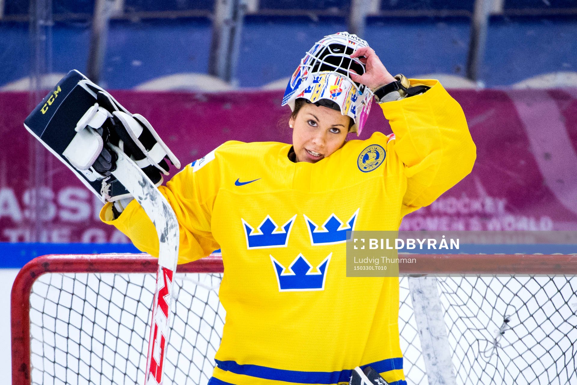 Sveriges målvakt Valentina Wallner