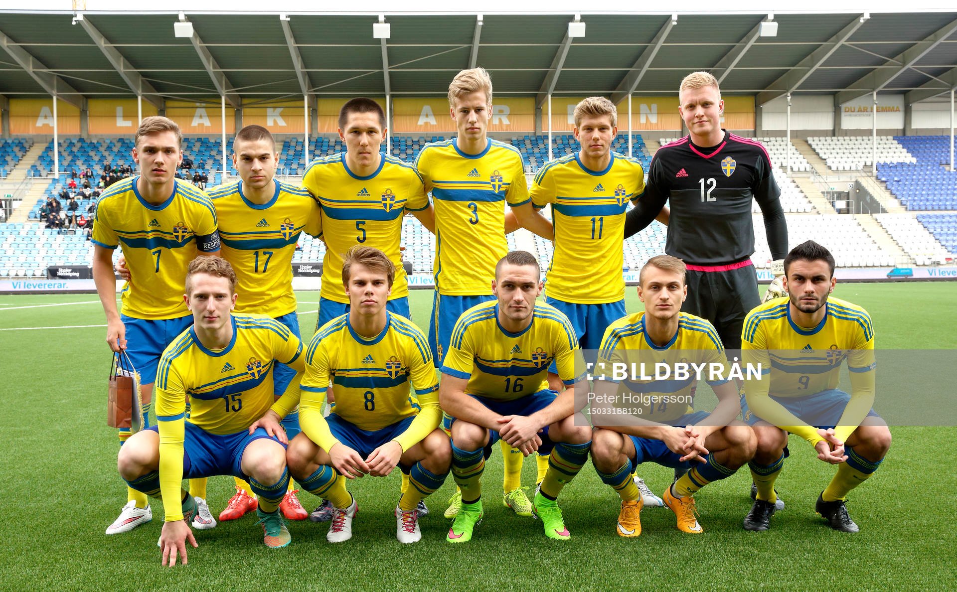 Sveriges startelva med Linus Wahlqvist, Mirza Halvadic,