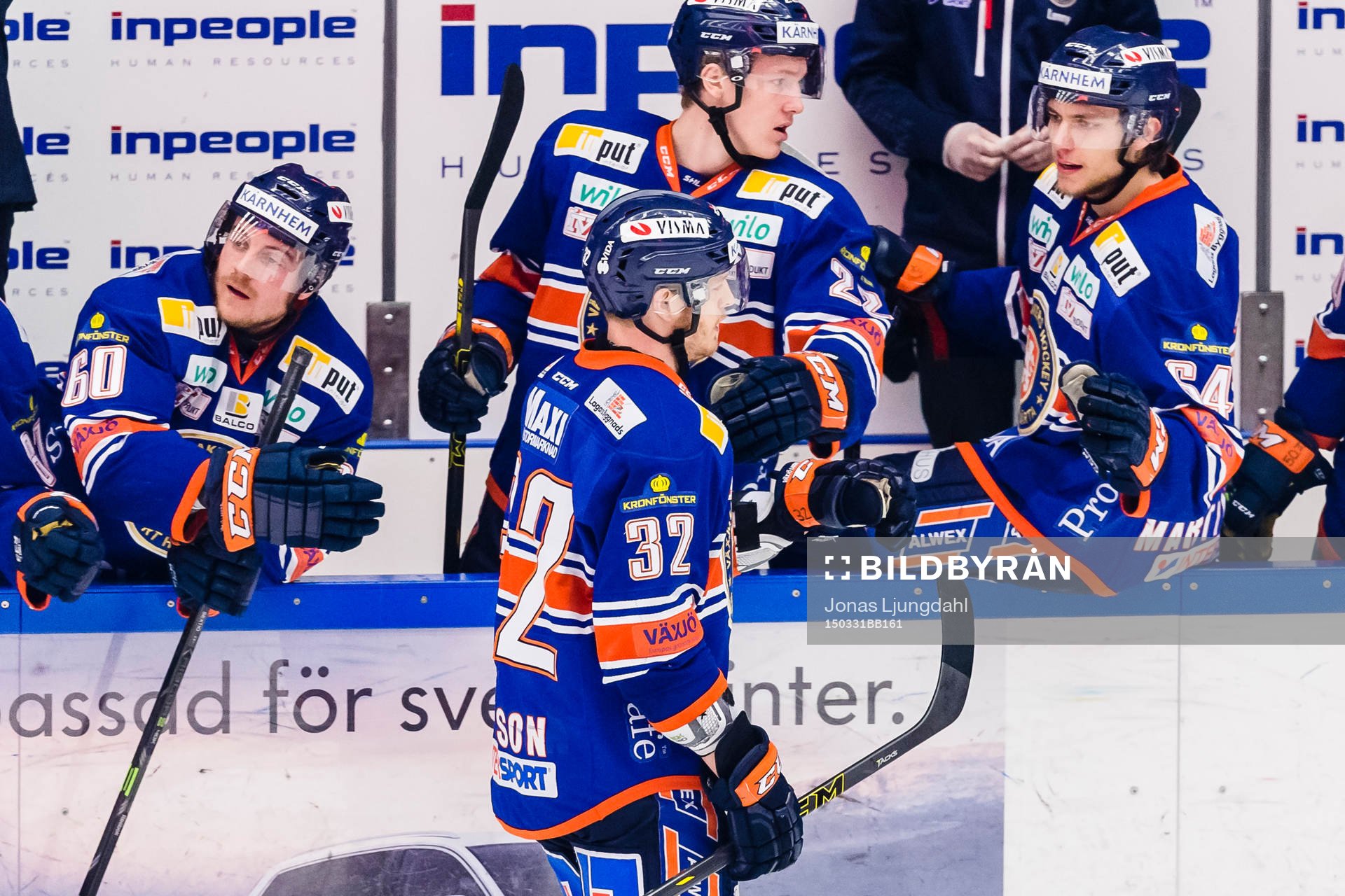 Växjös Nick Johnson firar