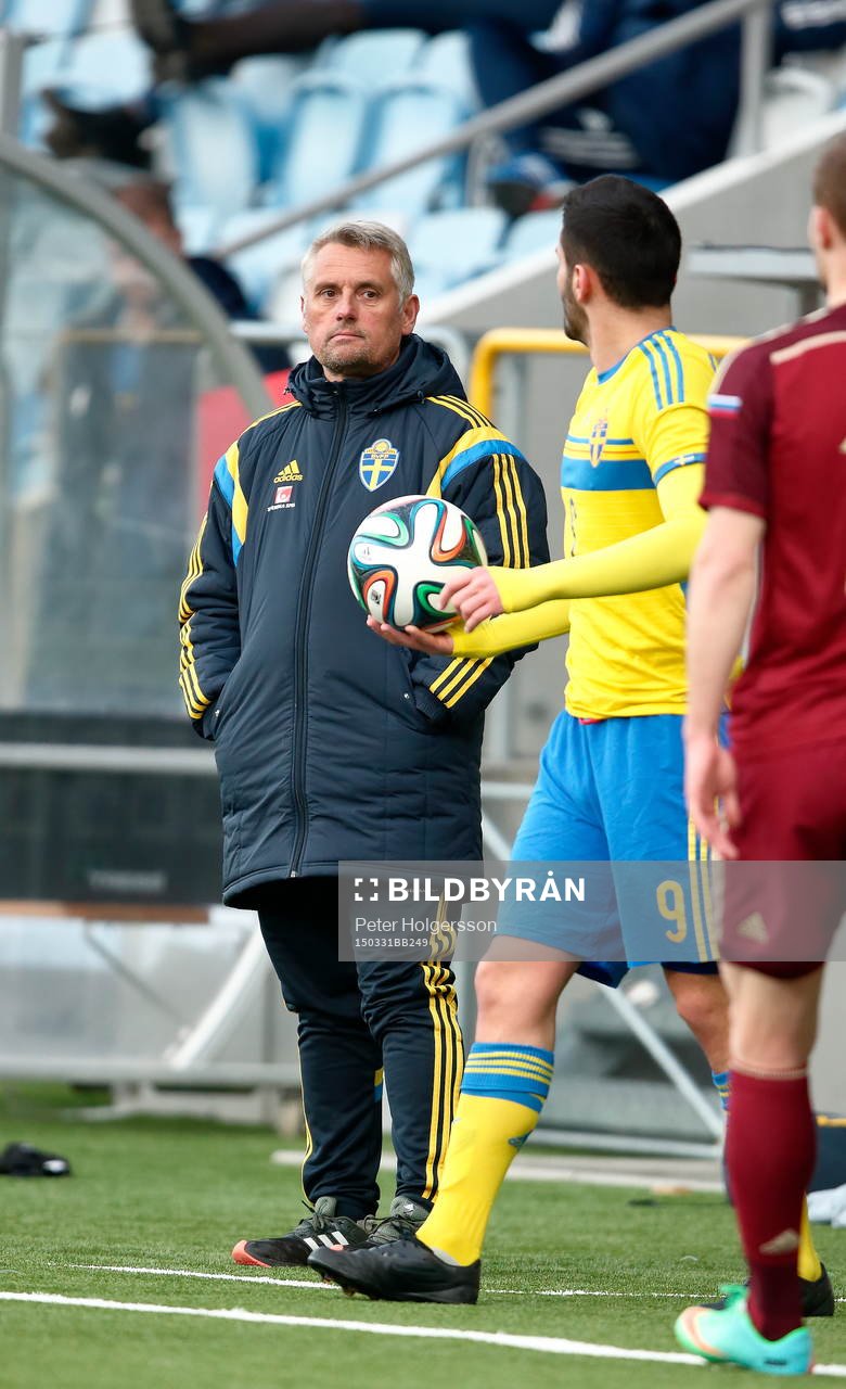 Sveriges förbundskapten Claes Eriksson