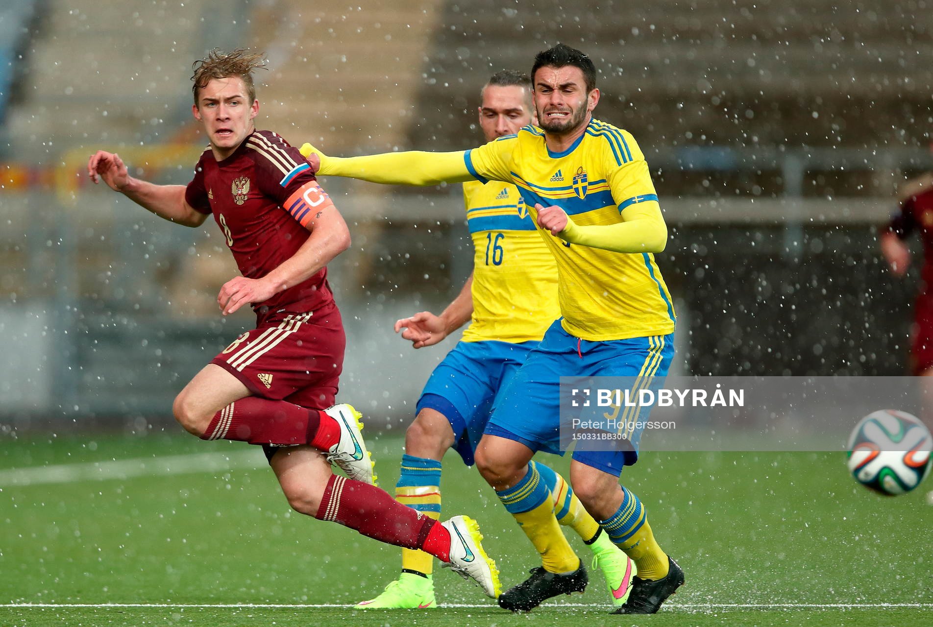 Rysslands Dmitriy Barinov och Sveriges Valmir Berisha