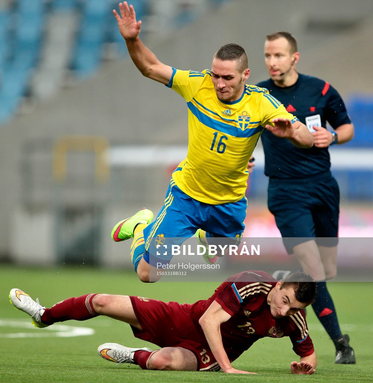 Sveriges Krasniqi Shkelqim och Rysslands Aleksandr Likhachev