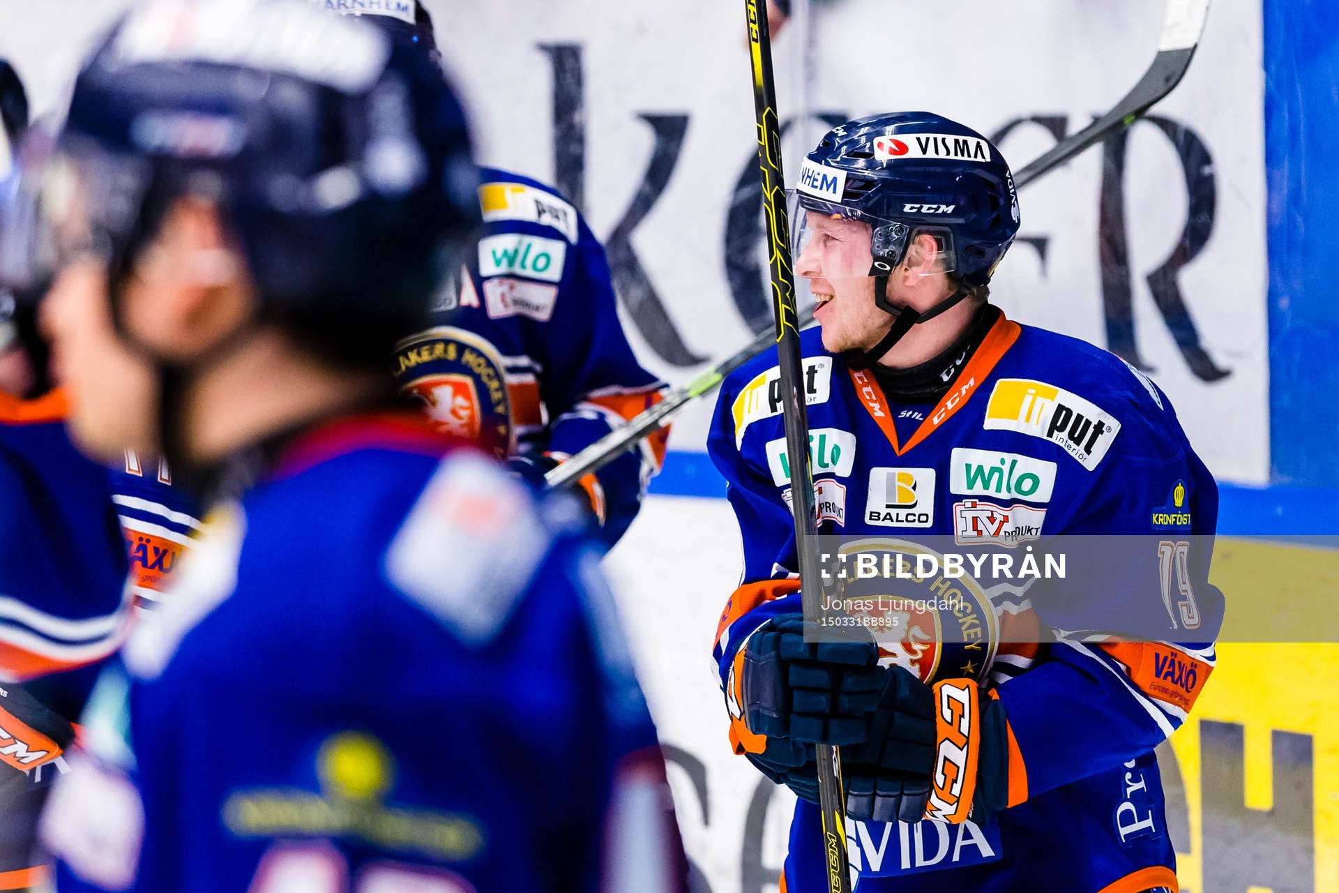 Växjös Tuomas Kiiskinen firar