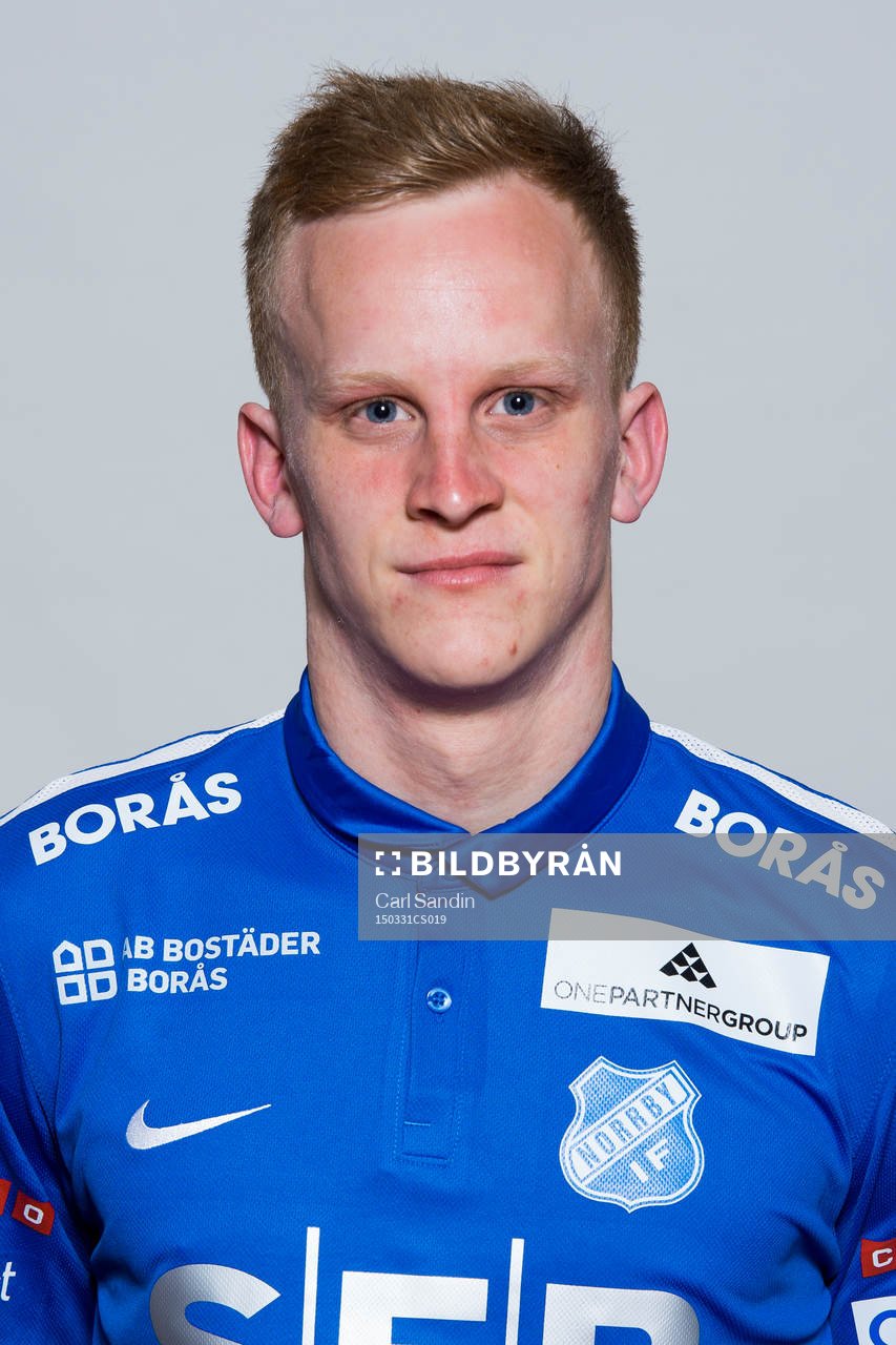 Norrbys Karl-Anton Pettersson poserar för ett porträtt den 31 mars 2015 i Borås.