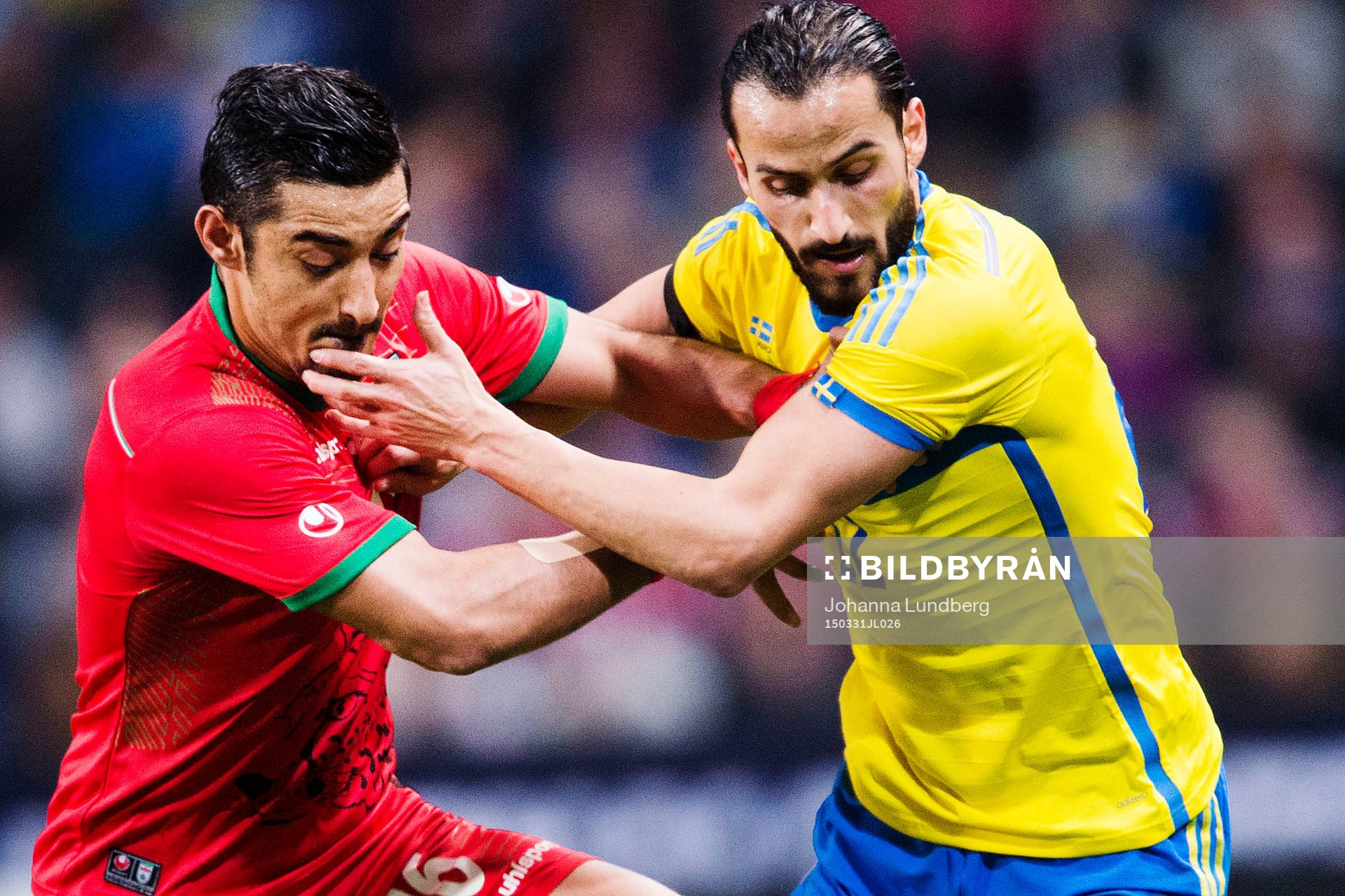 Irans Reza Ghoochannejhad och Sveriges Erkan Zengin