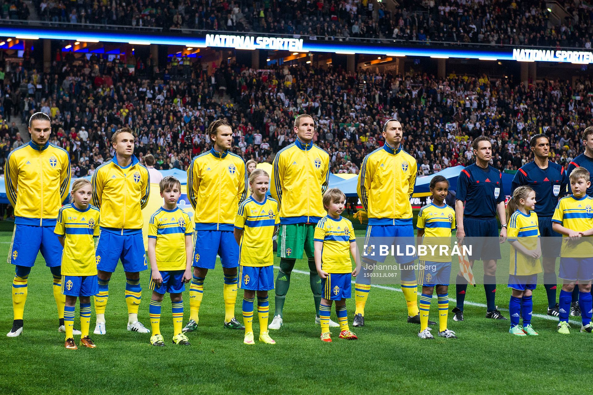 Sveriges Erik Johansson, Pierre Bengtsson, Albin Ekdal,