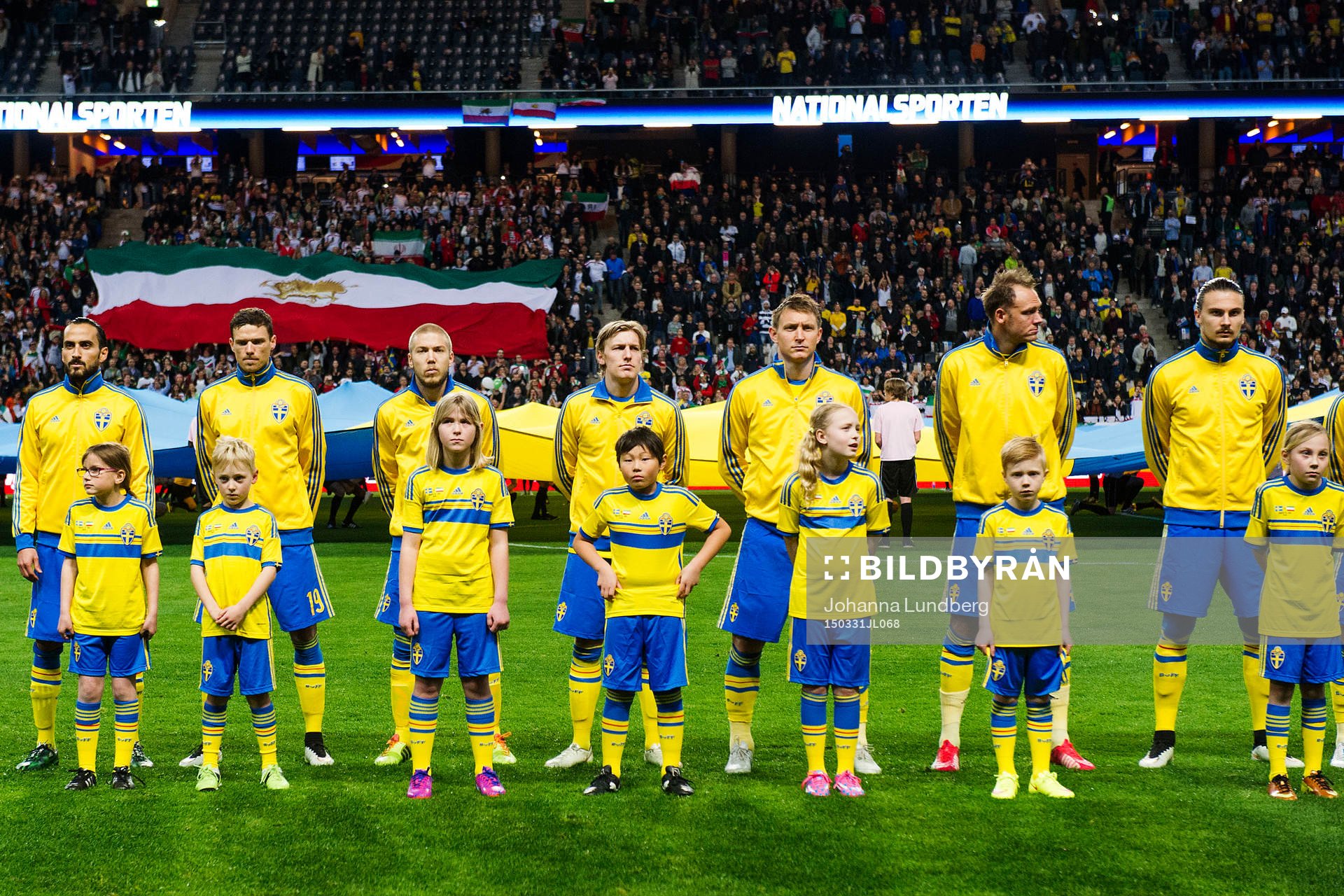 Sveriges Erkan Zengin, Marcus Berg, Anton Tinnerholm, Emil
