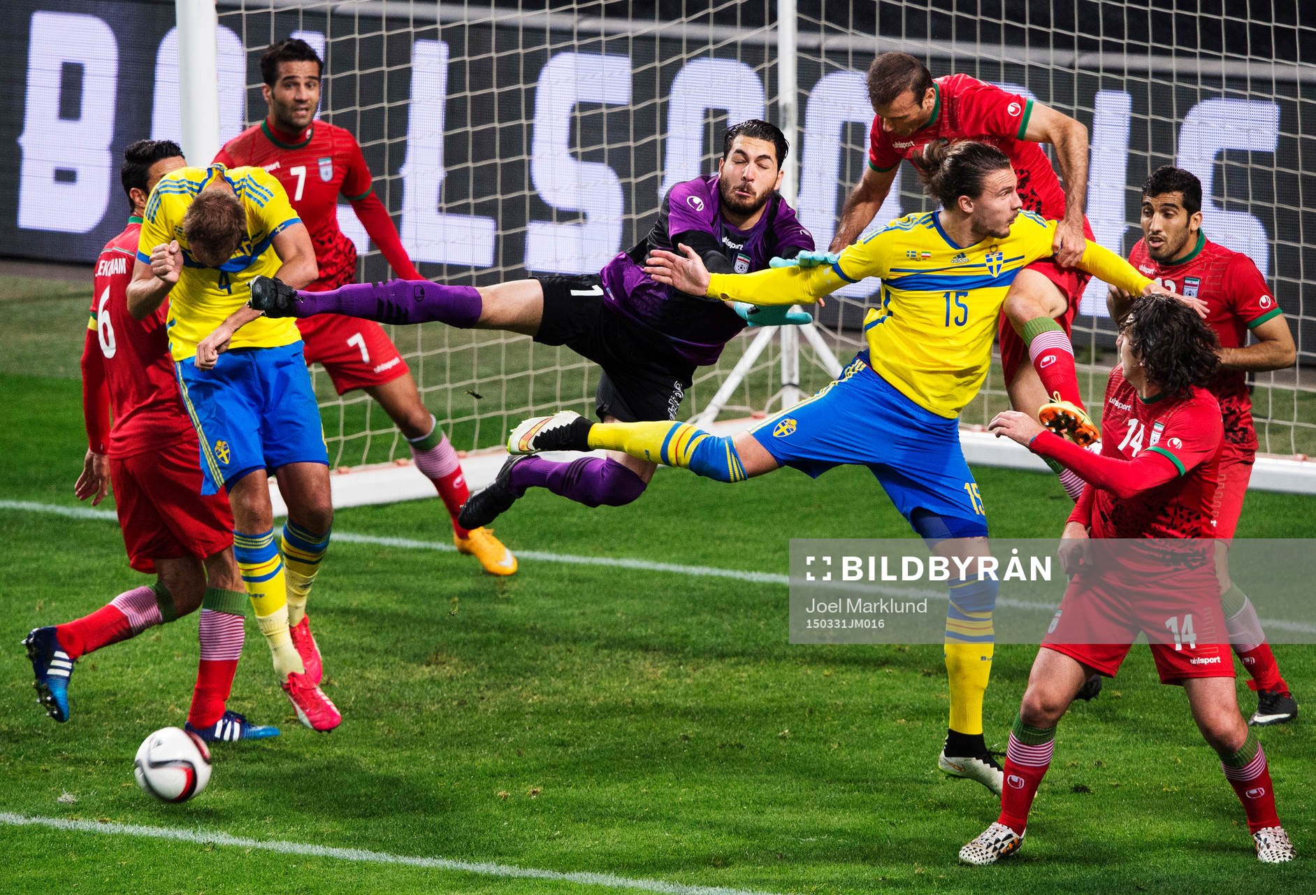 Sveriges Andreas Granqvist och Erik Johansson utmanar
