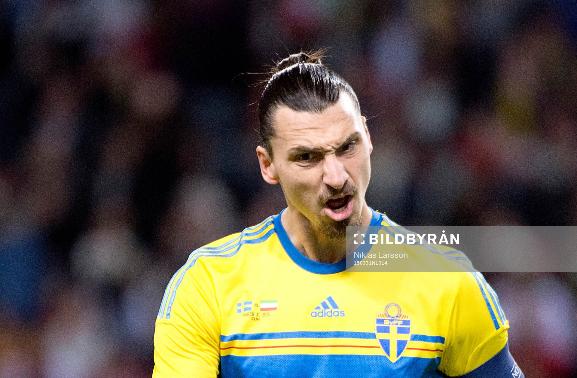 Sveriges Zlatan Ibrahimovic reagerar