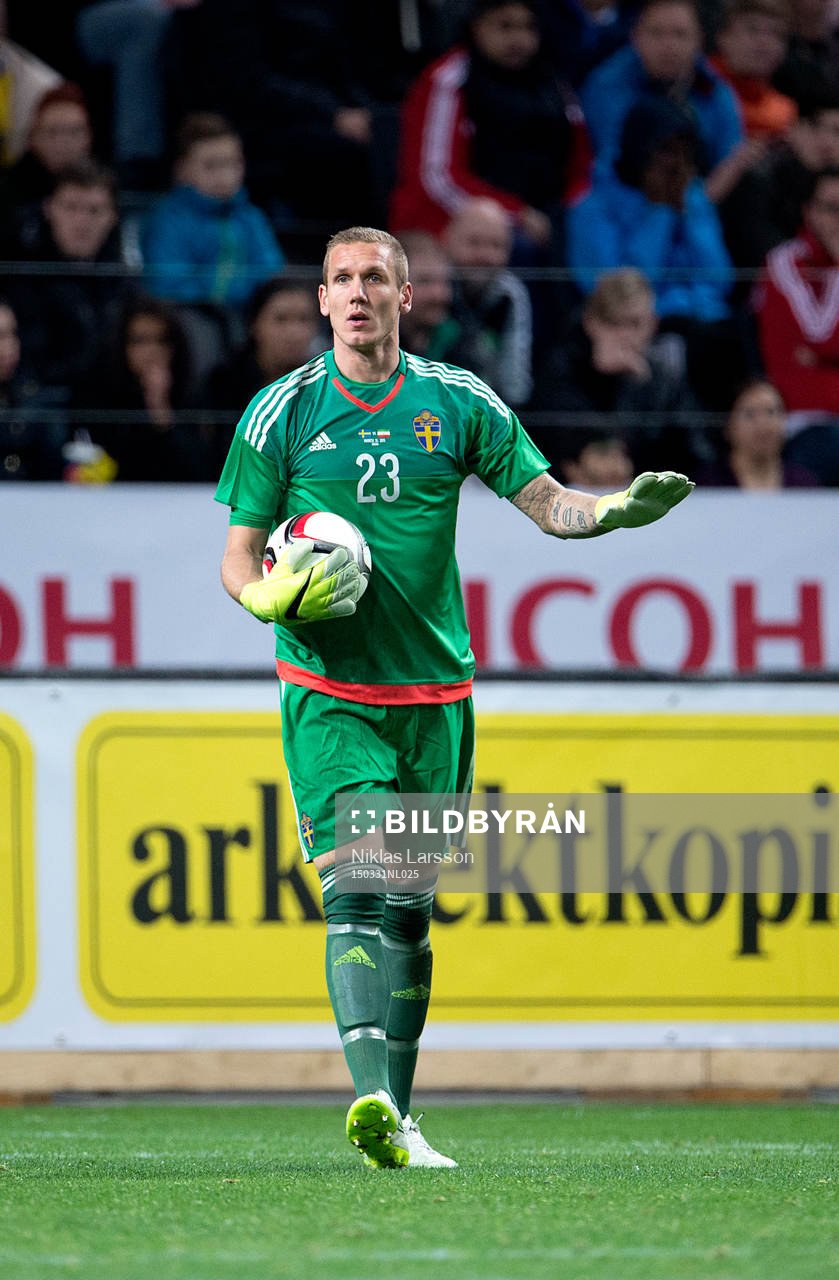 Sveriges målvakt Robin Olsen