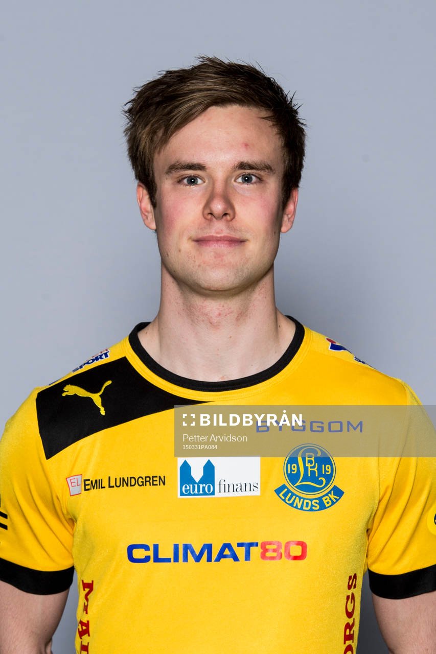 Lunds Tobias Malm poserar för ett porträtt under en fotografering den 31 mars 2015 i Lund.