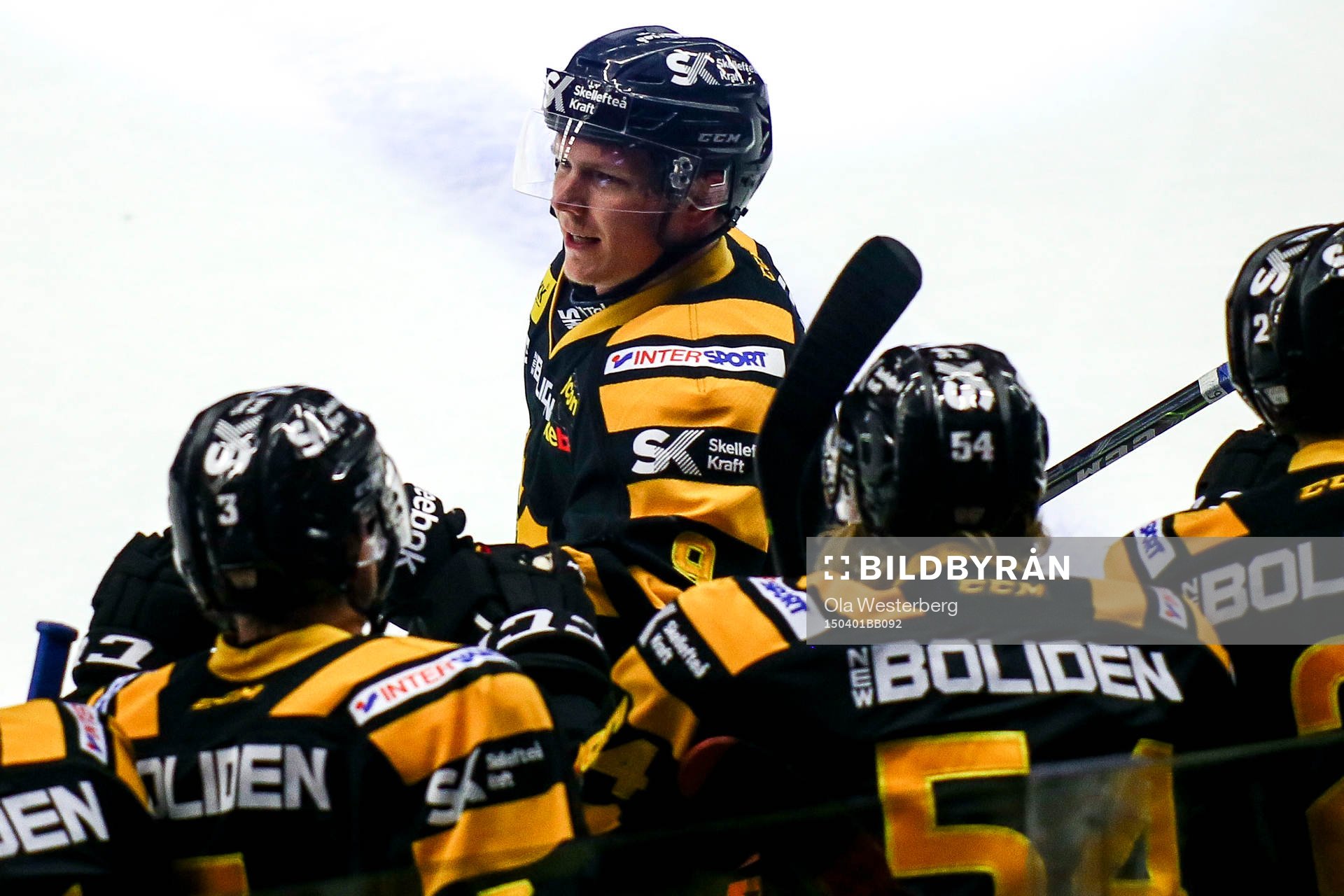 Skellefteås Patrik Zackrisson  jublar