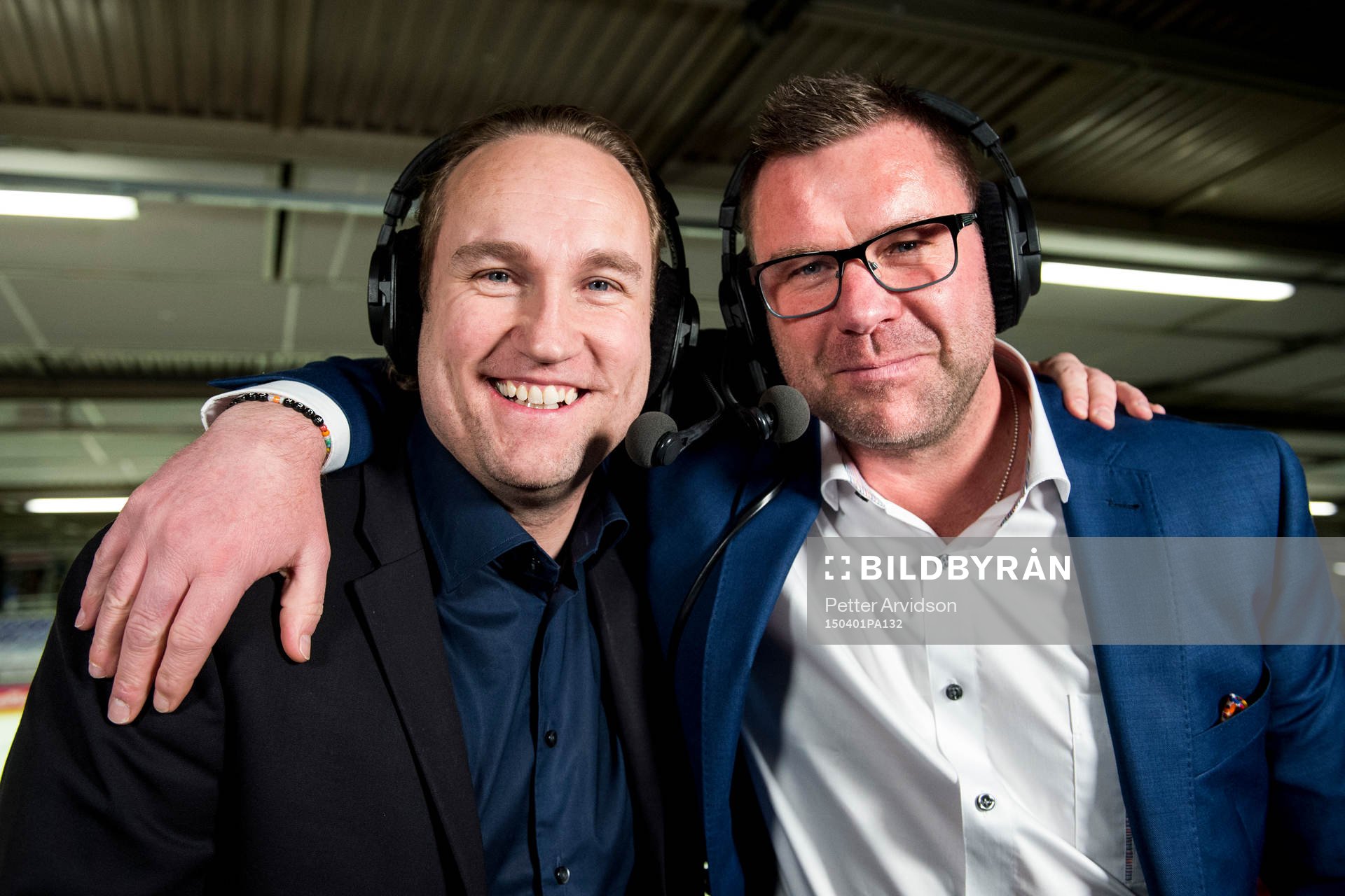 s kommentatorer Chris Härenstam och Patrik Ross