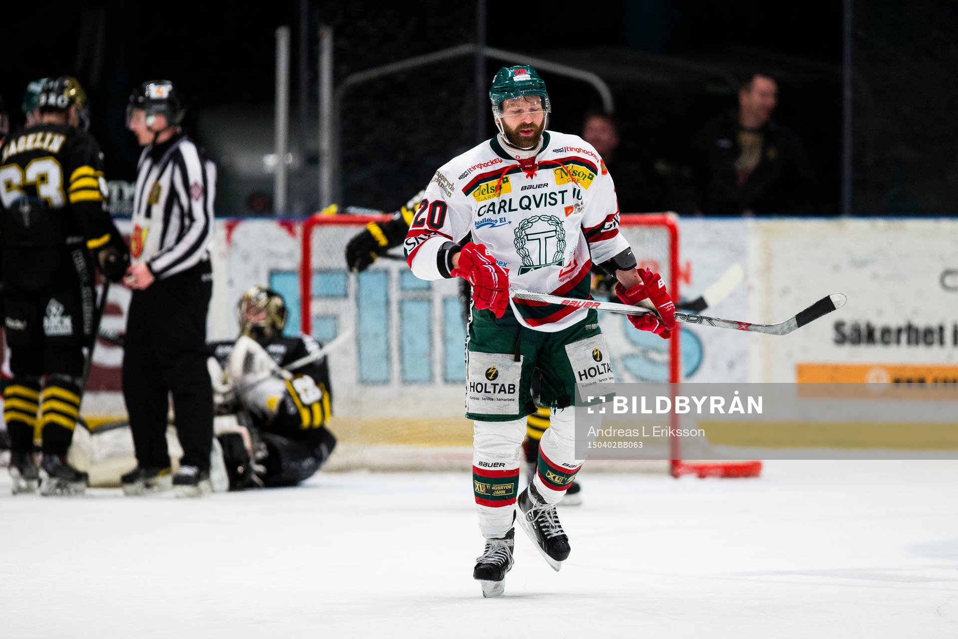 Tingsryds Kari Sihvonen ser deppig ut