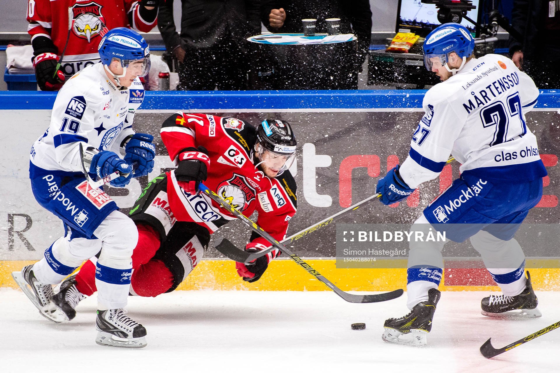 Leksands Tobias Forsberg och Viktor Mårtensson