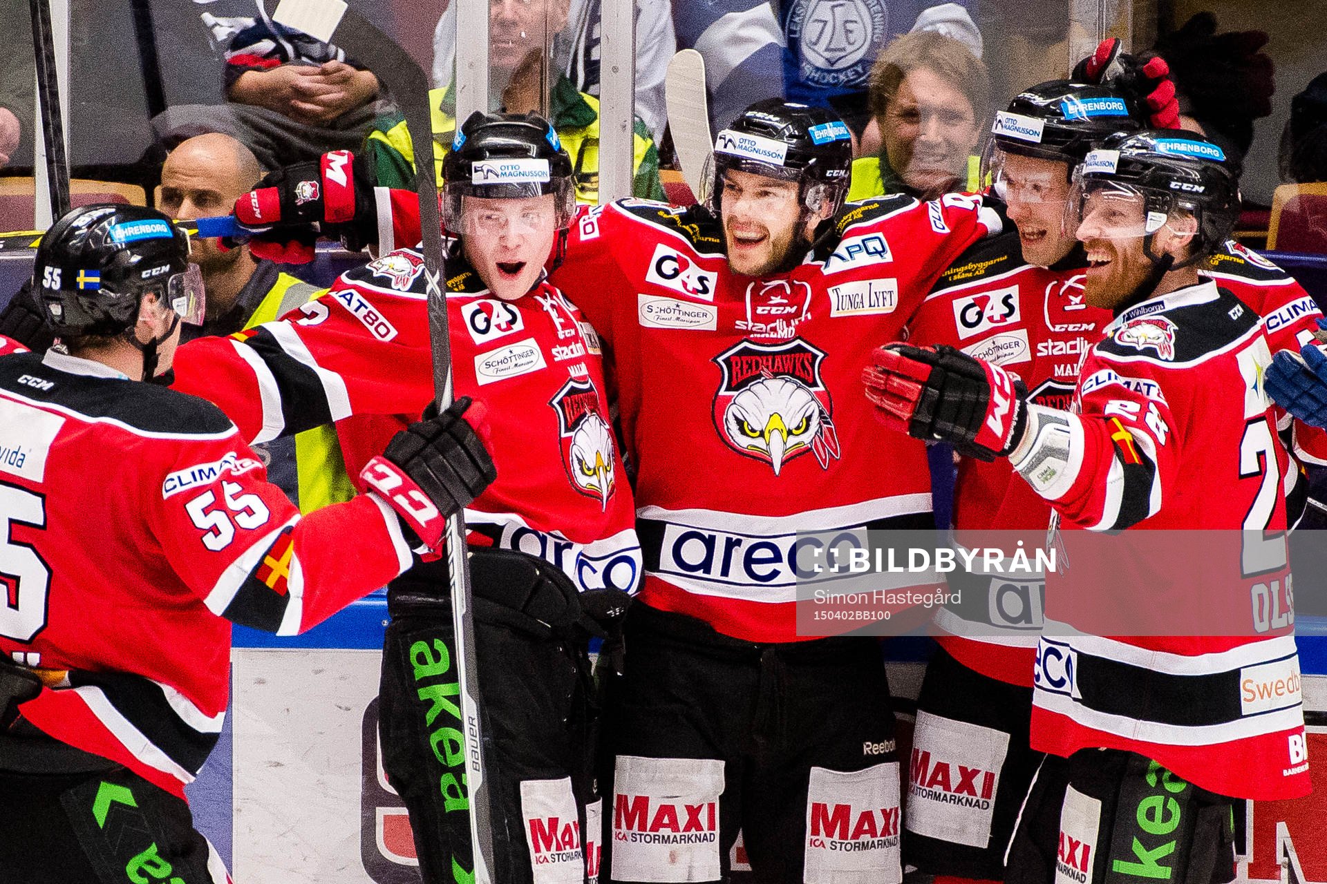 Malmö Redhawks Jens Henrik Tönjum och Björn Svensson