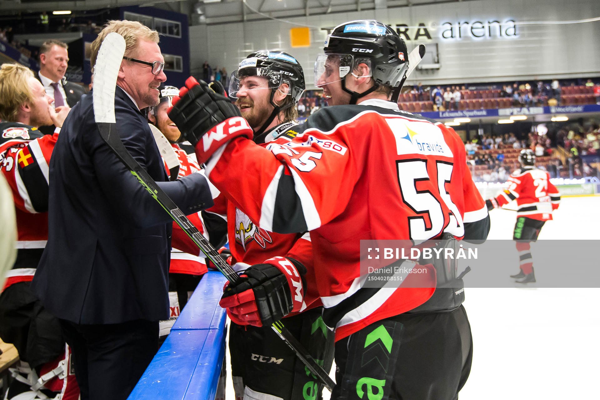 Malmös Patrik Sylvegård jublar