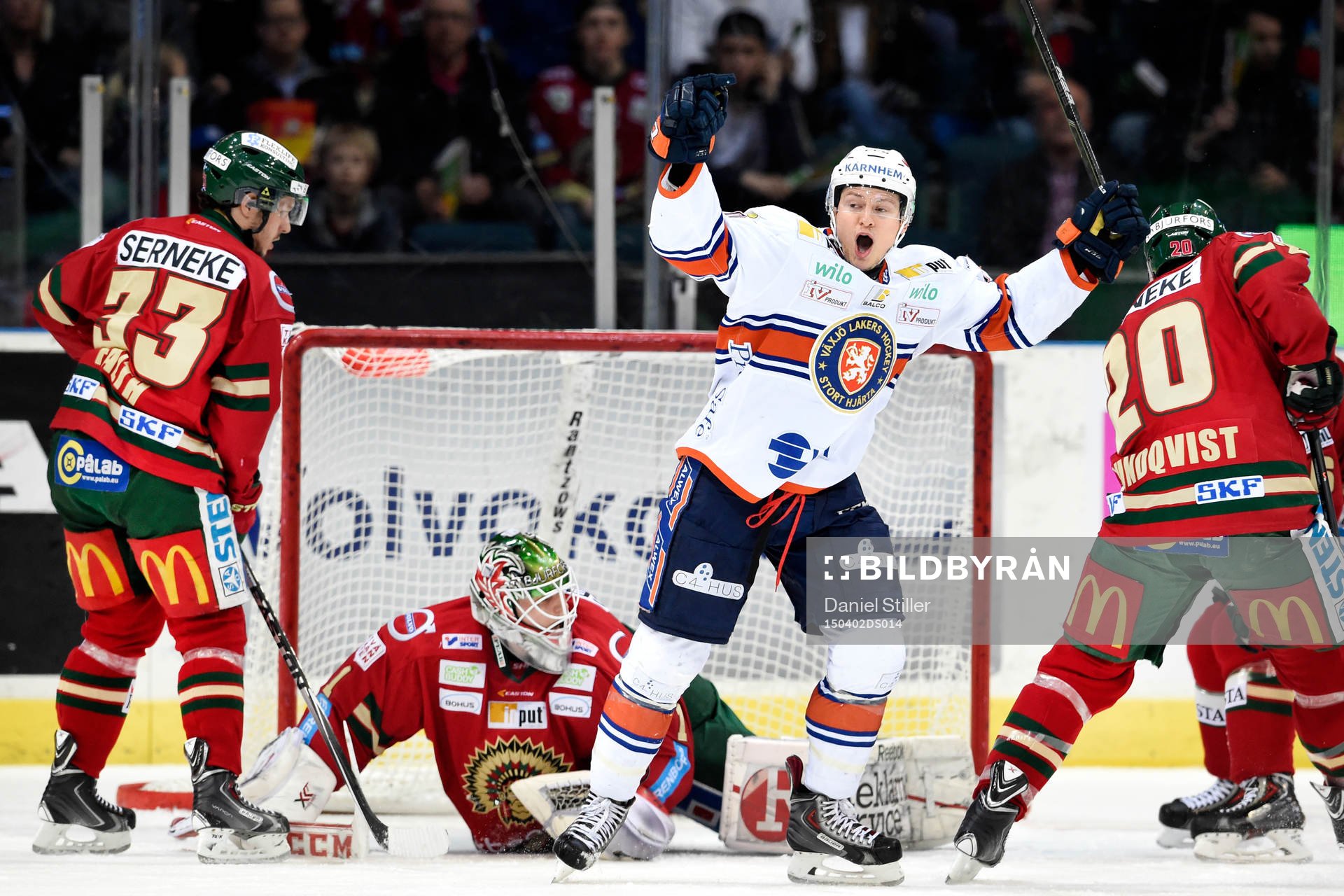 Växjös Rhett Rakhshani jublar