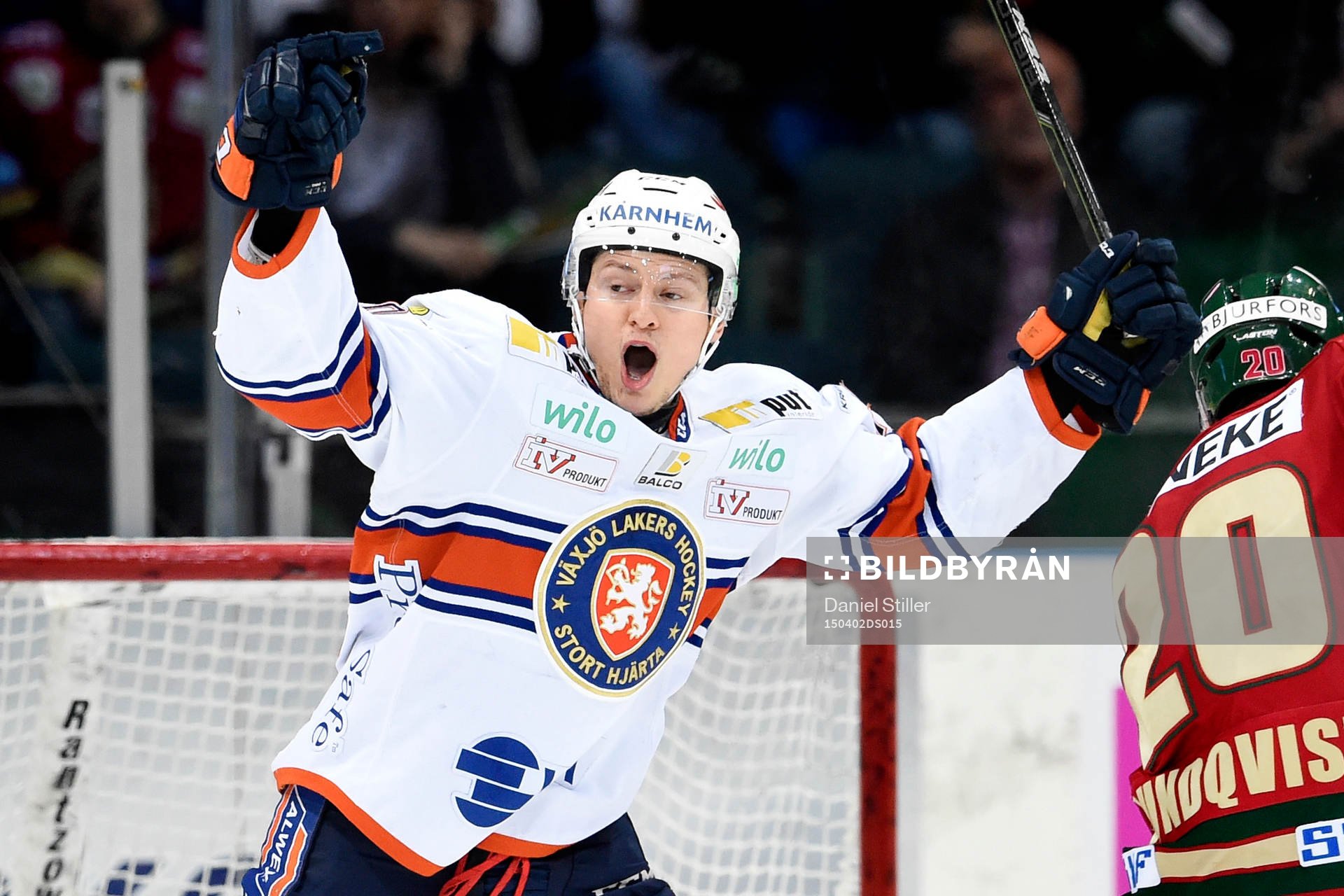 Växjös Rhett Rakhshani jublar