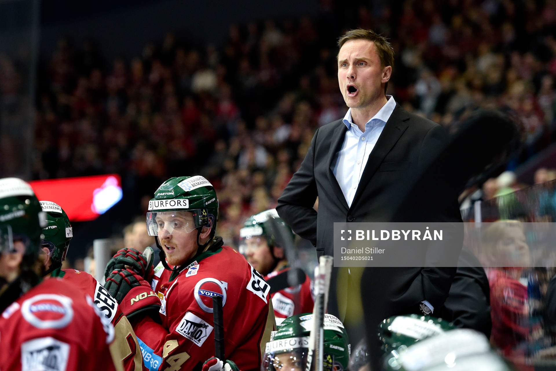 Frölundas tränare Roger Rönnberg