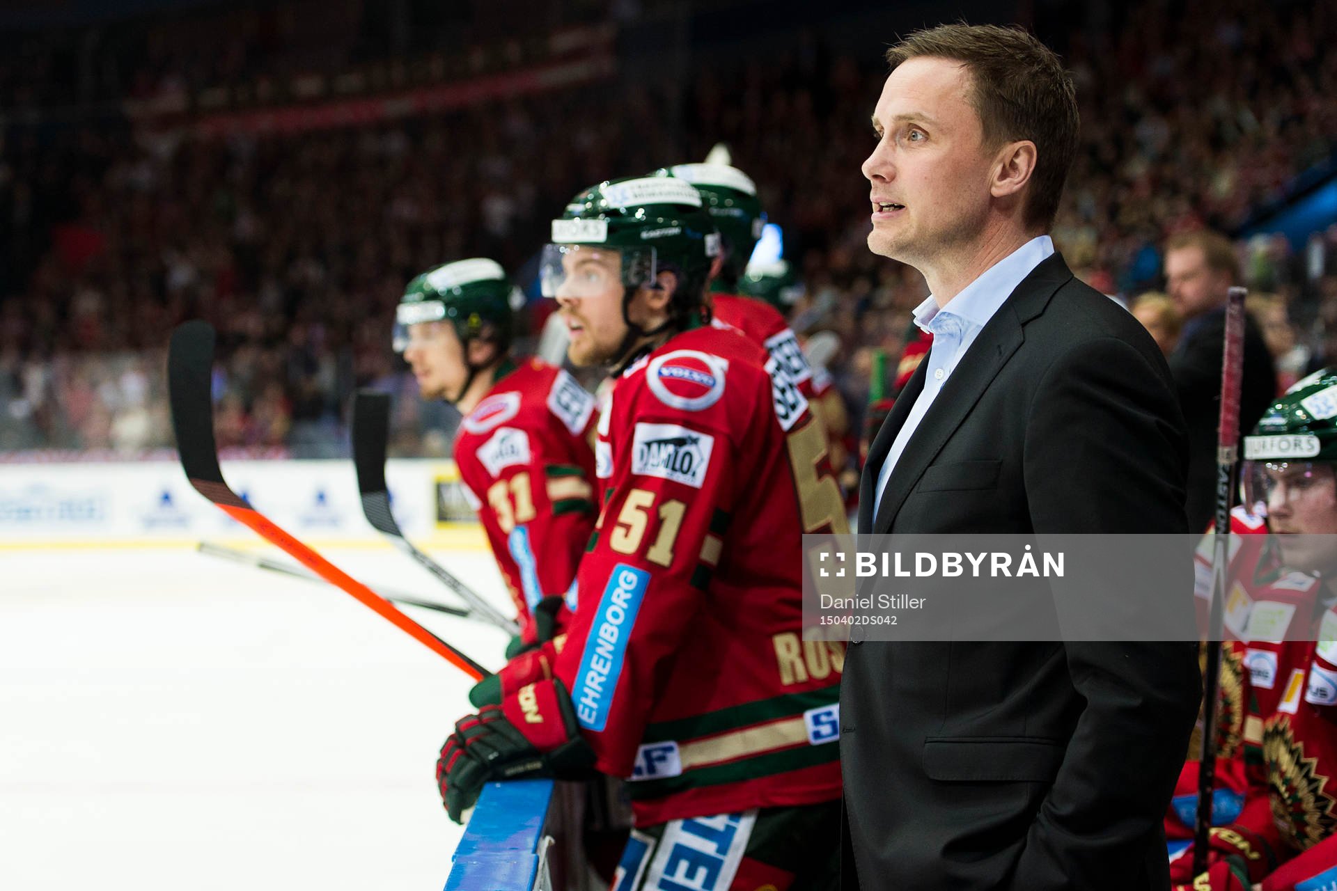 Frölundas tränare Roger Rönnberg