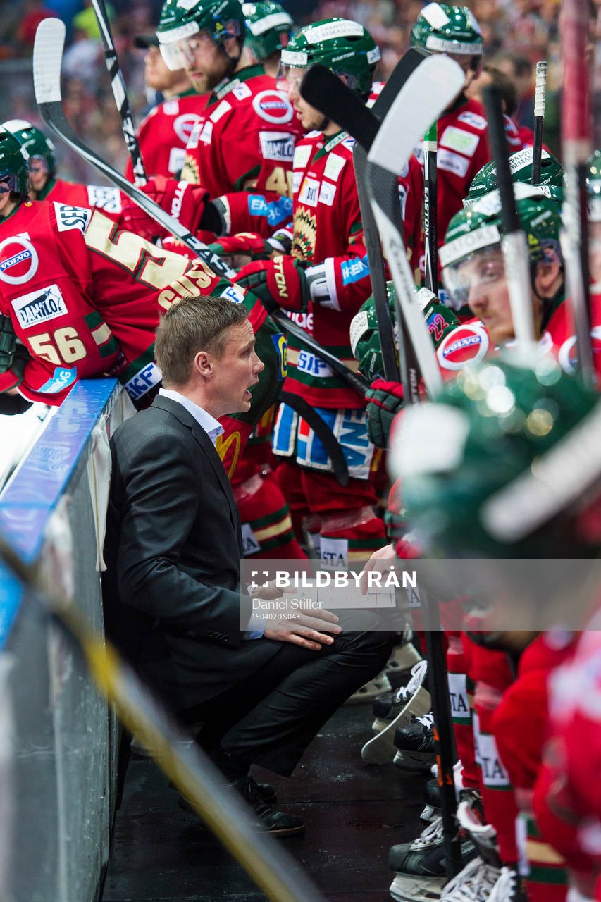 Frölundas tränare Roger Rönnberg