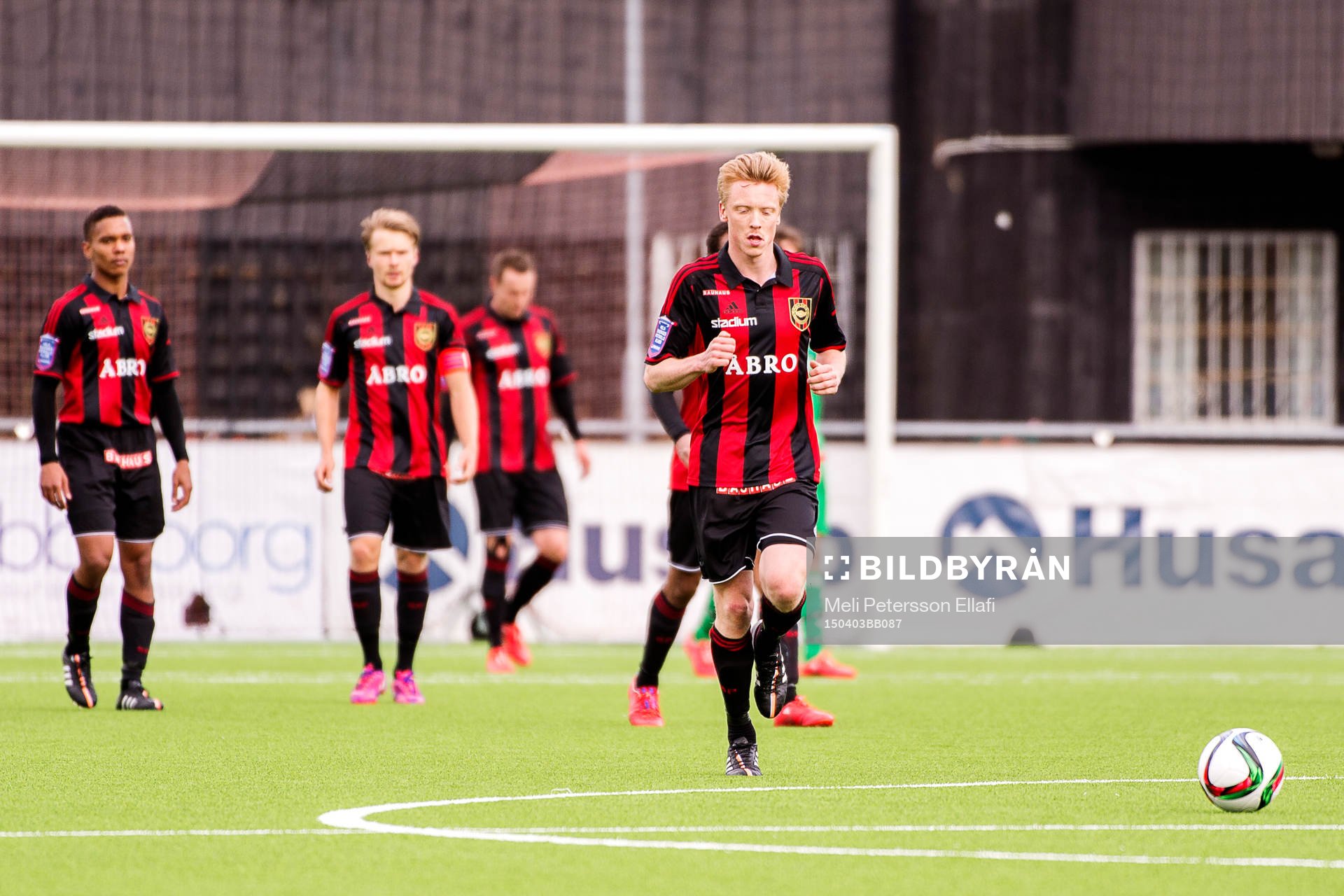 Brommapojkarnas Gustav Sandberg Magnusson deppar