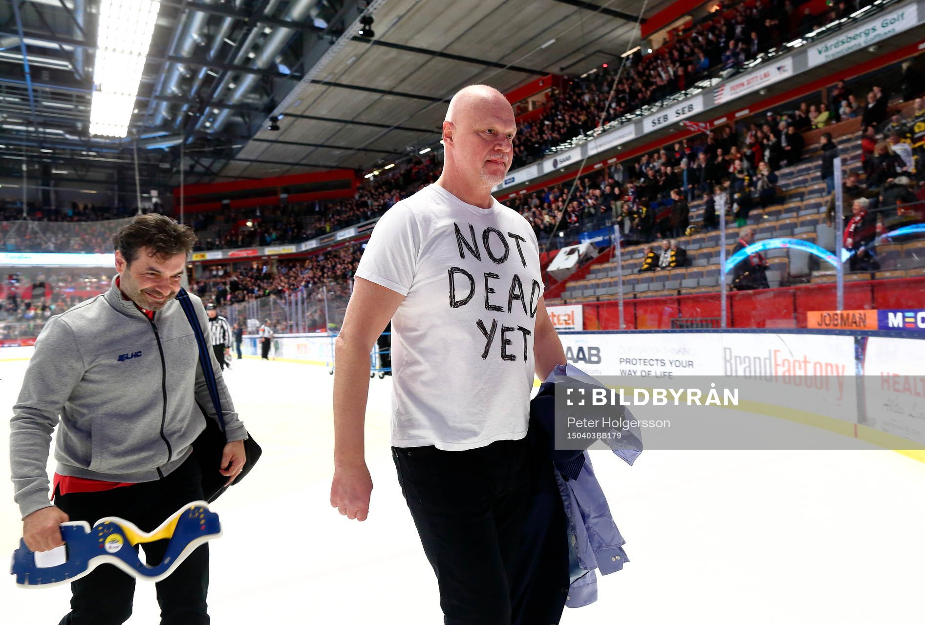 tränare Roger Melin med T-shirt