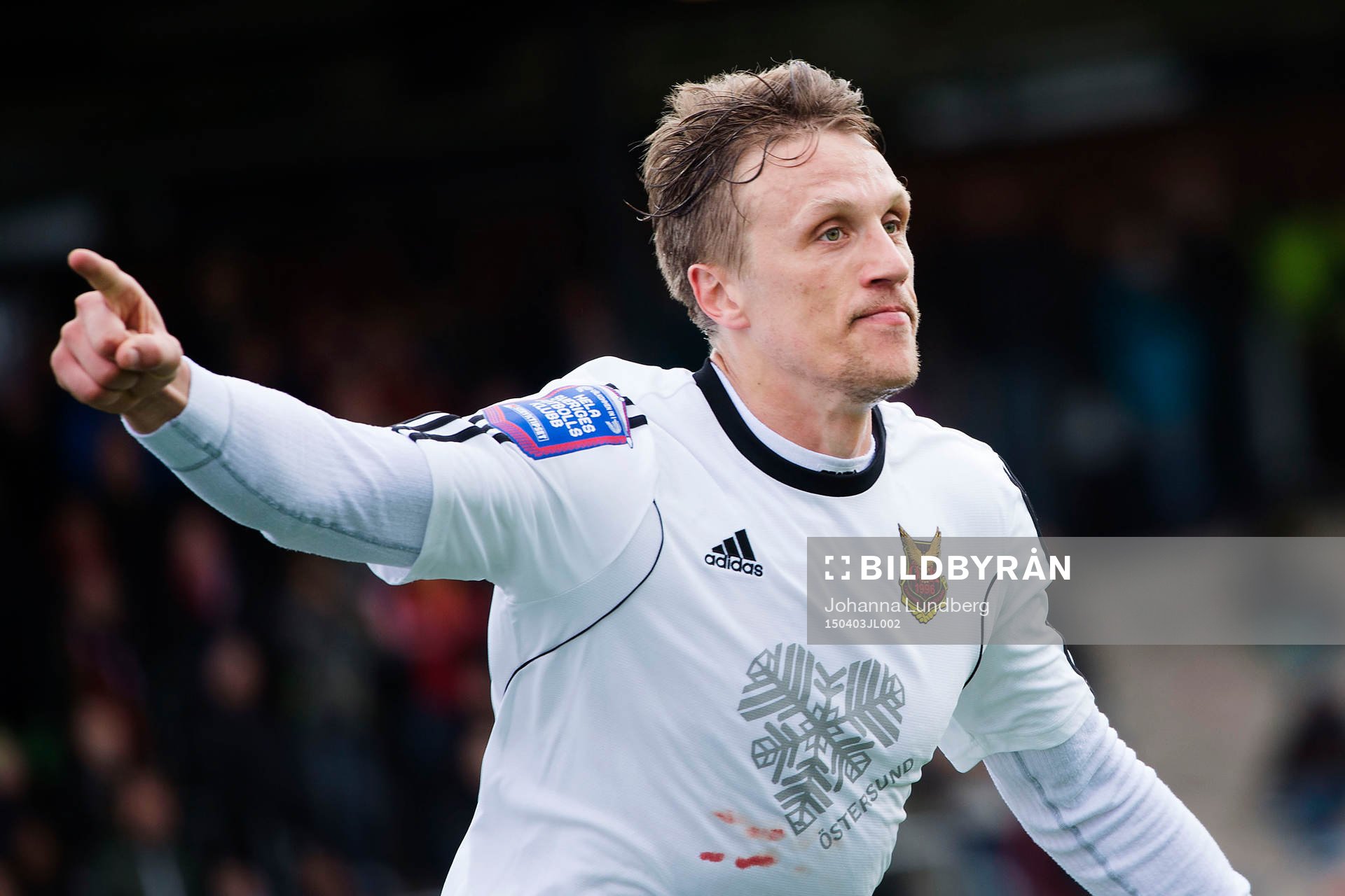 Östersunds Bobo Sollander Jansson jublar