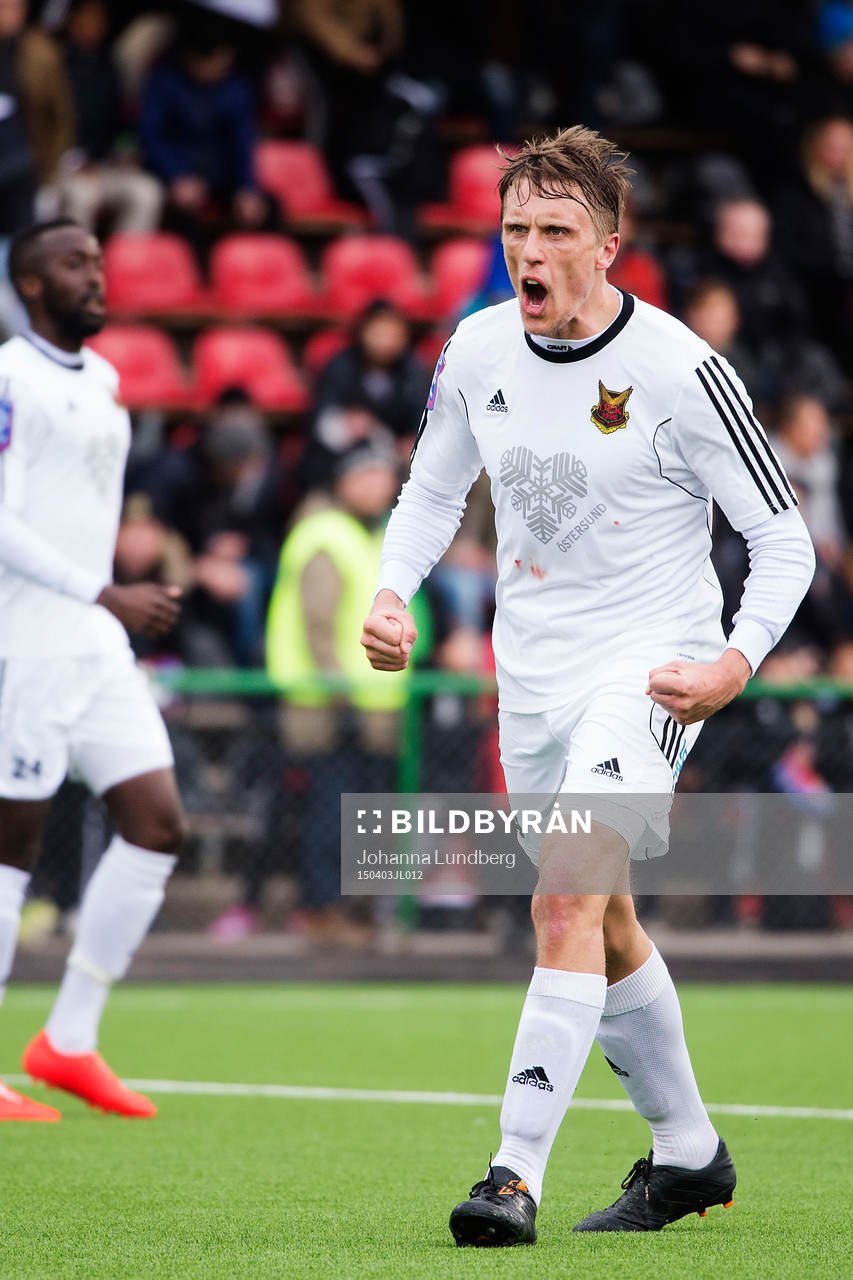 Östersunds Bobo Sollander Jansson jublar