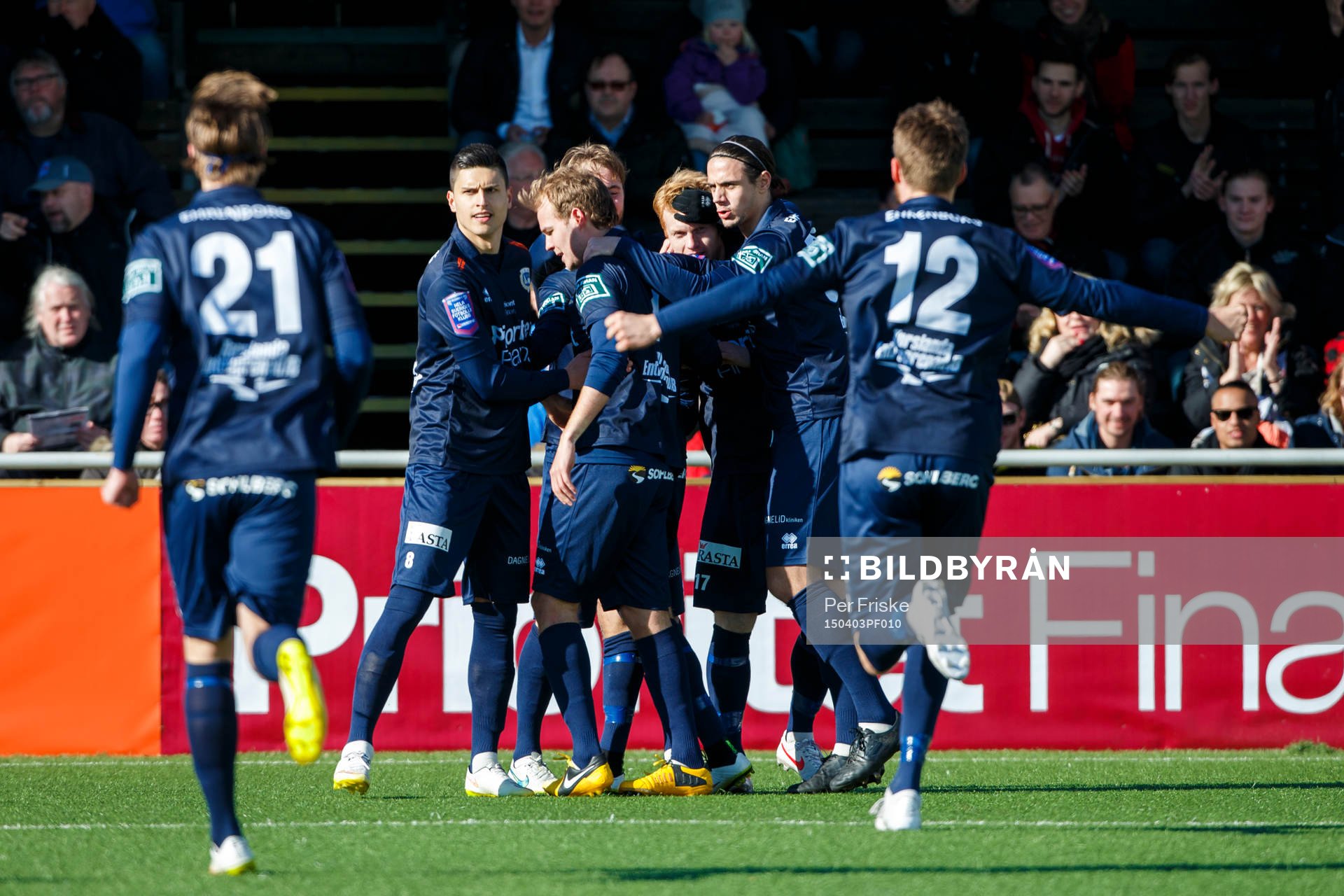 Utsiktens spelare jublar