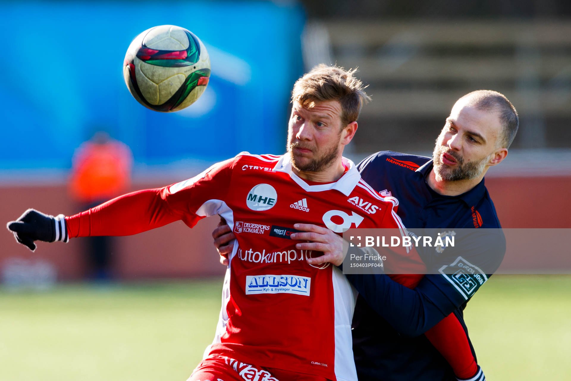 Degerfors Peter Samuelsson och Utsiktens Daniel Forsell