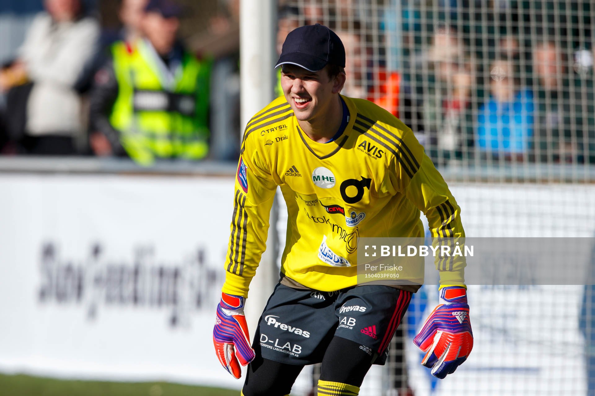Degerfors målvakt August Strömberg