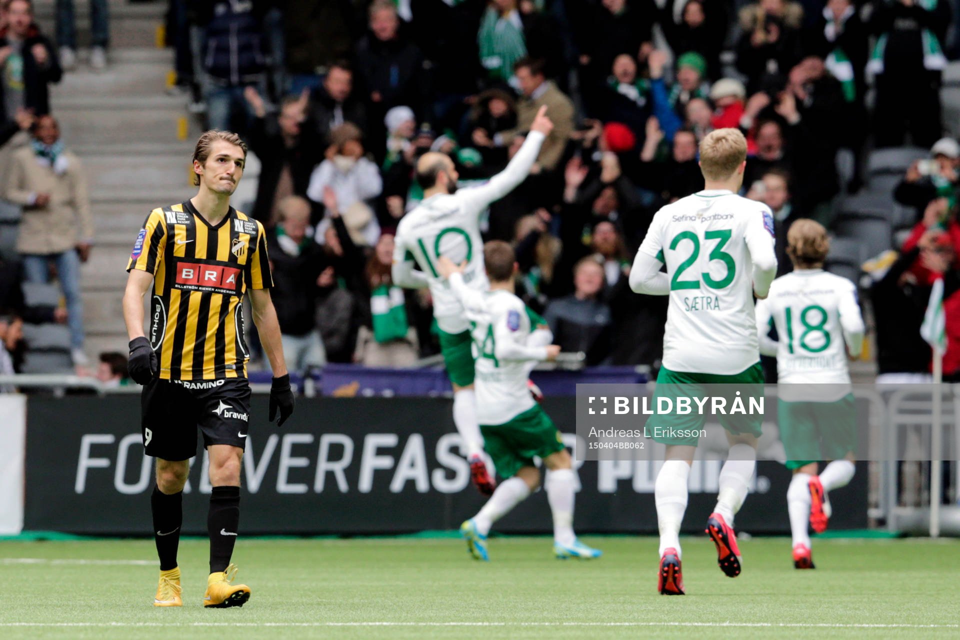 Häckens Dardan Rexhepideppar och Hammarbys Kennedy