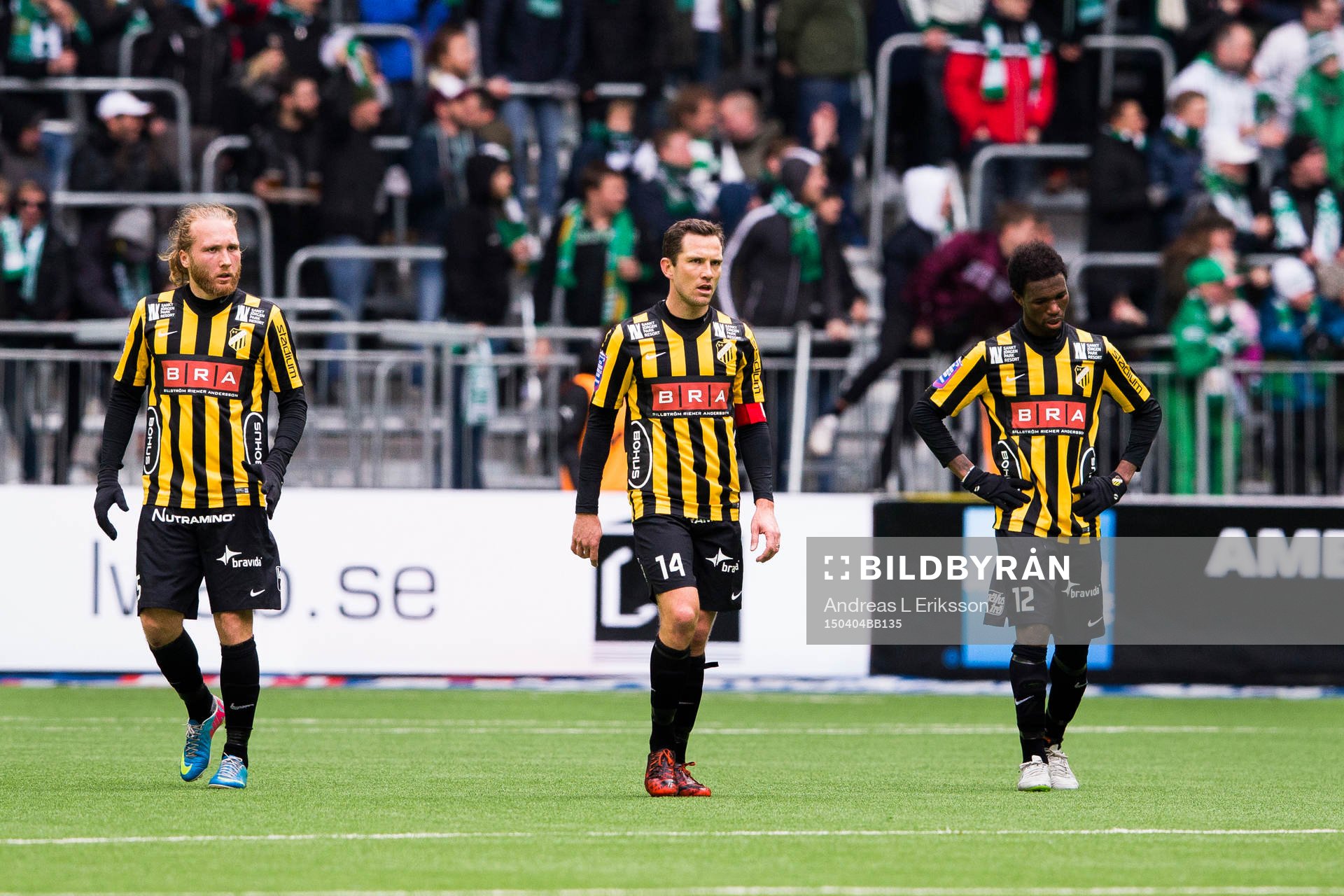 Häckens Emil Wahlström, Martin Ericsson och Mohammed