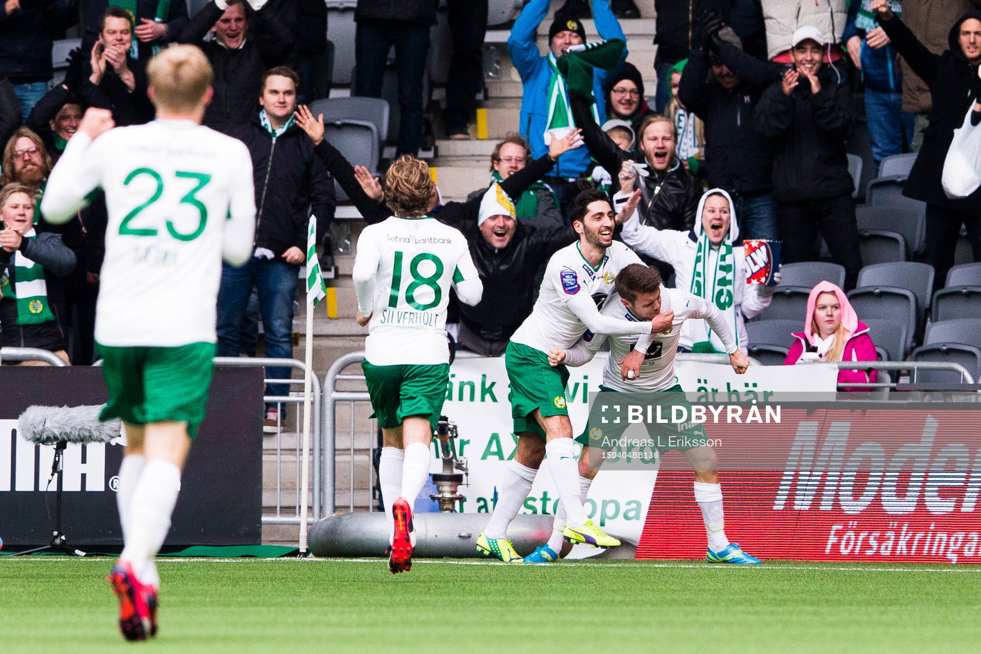 Hammarbys Måns Söderqvist gör 2-0 för Hammarby och