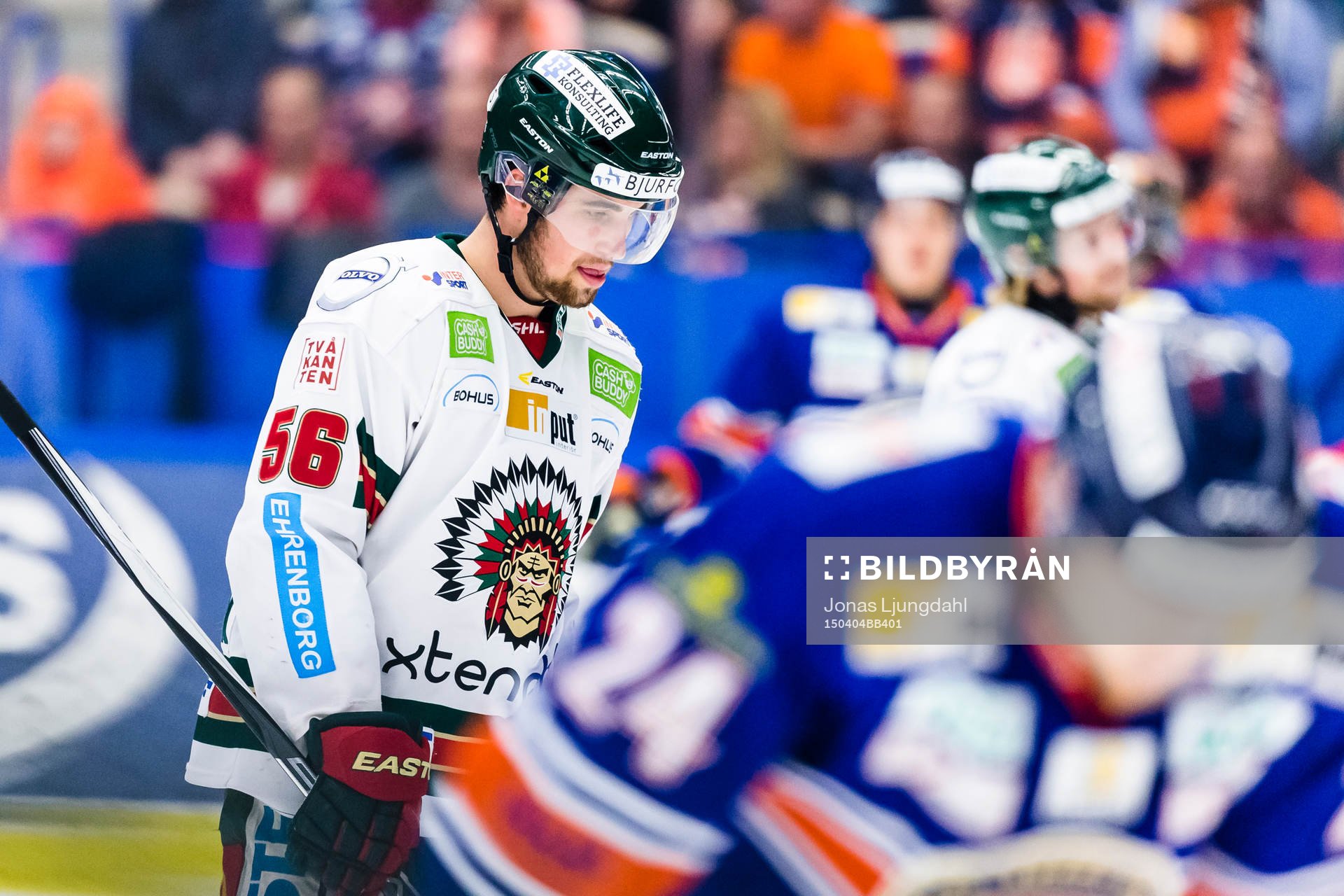 Frölundas Erik Gustafsson hänger med huvudet
