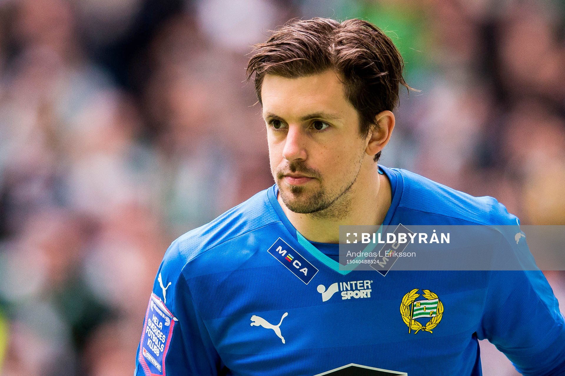 Hammarbys målvakt Johannes Hopf