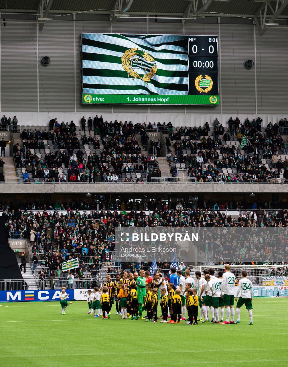 Häckens och Hammarbys spelare