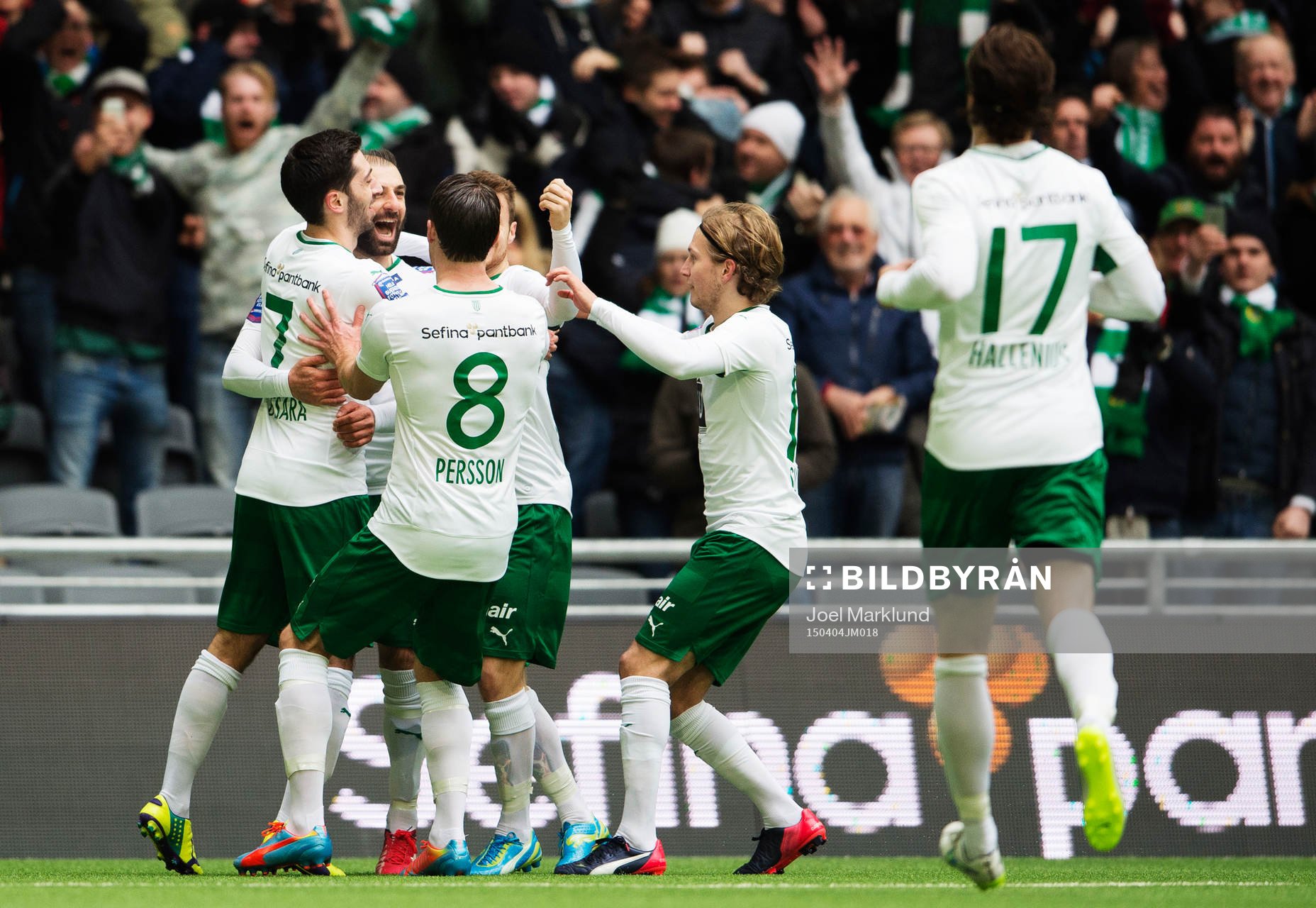 Hammarbys Kennedy Bakircioglu jublar