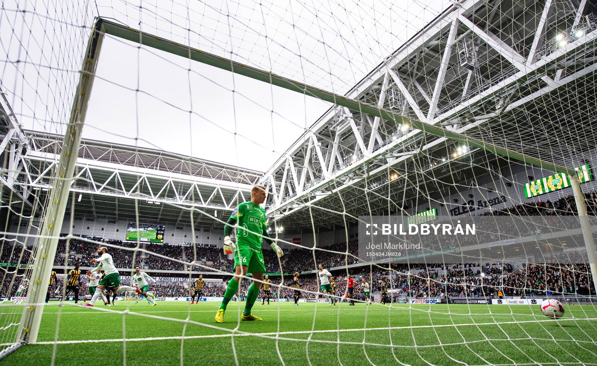 Hammarbys Kennedy Bakircioglu jublar