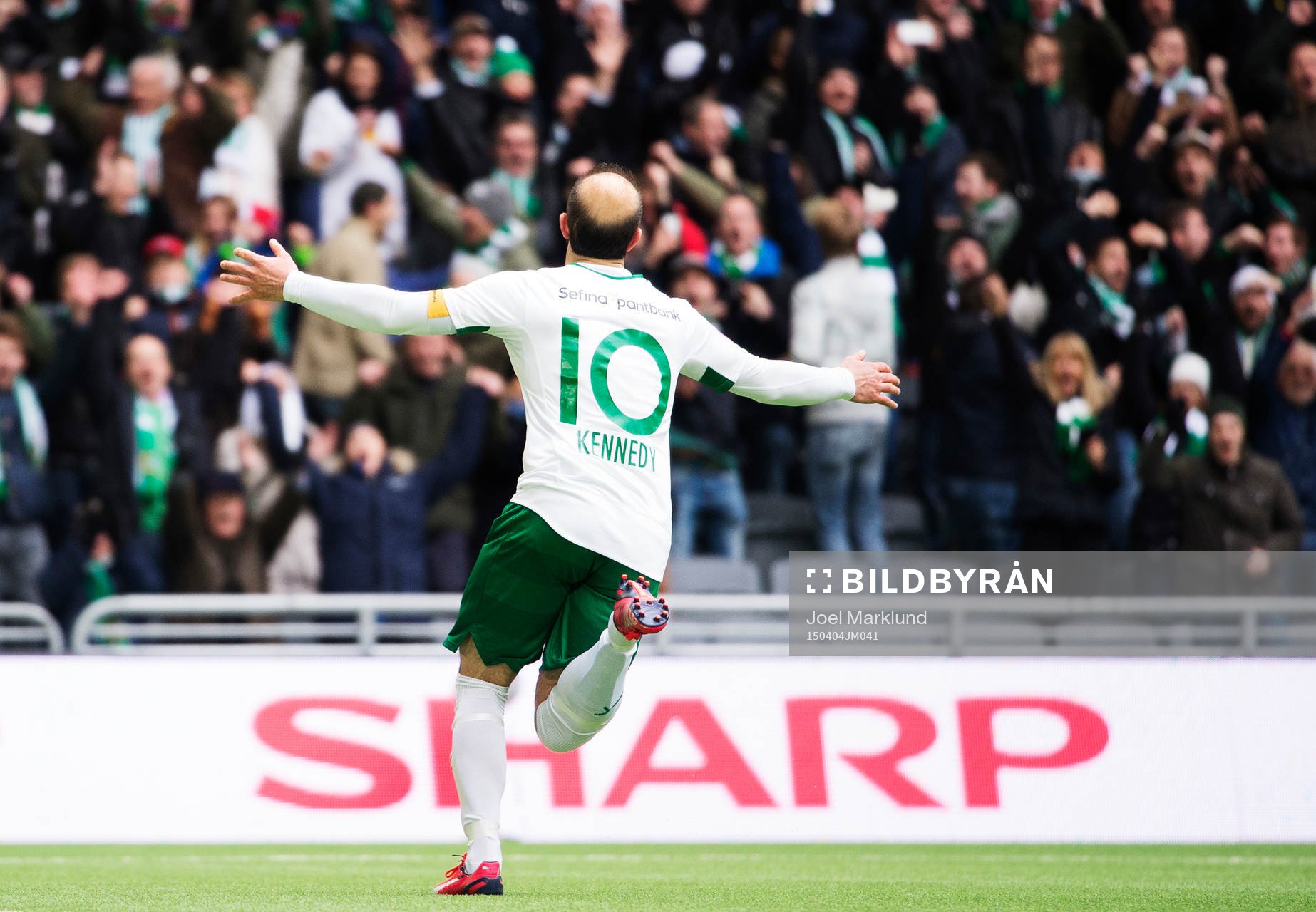 Hammarbys Kennedy Bakircioglu jublar