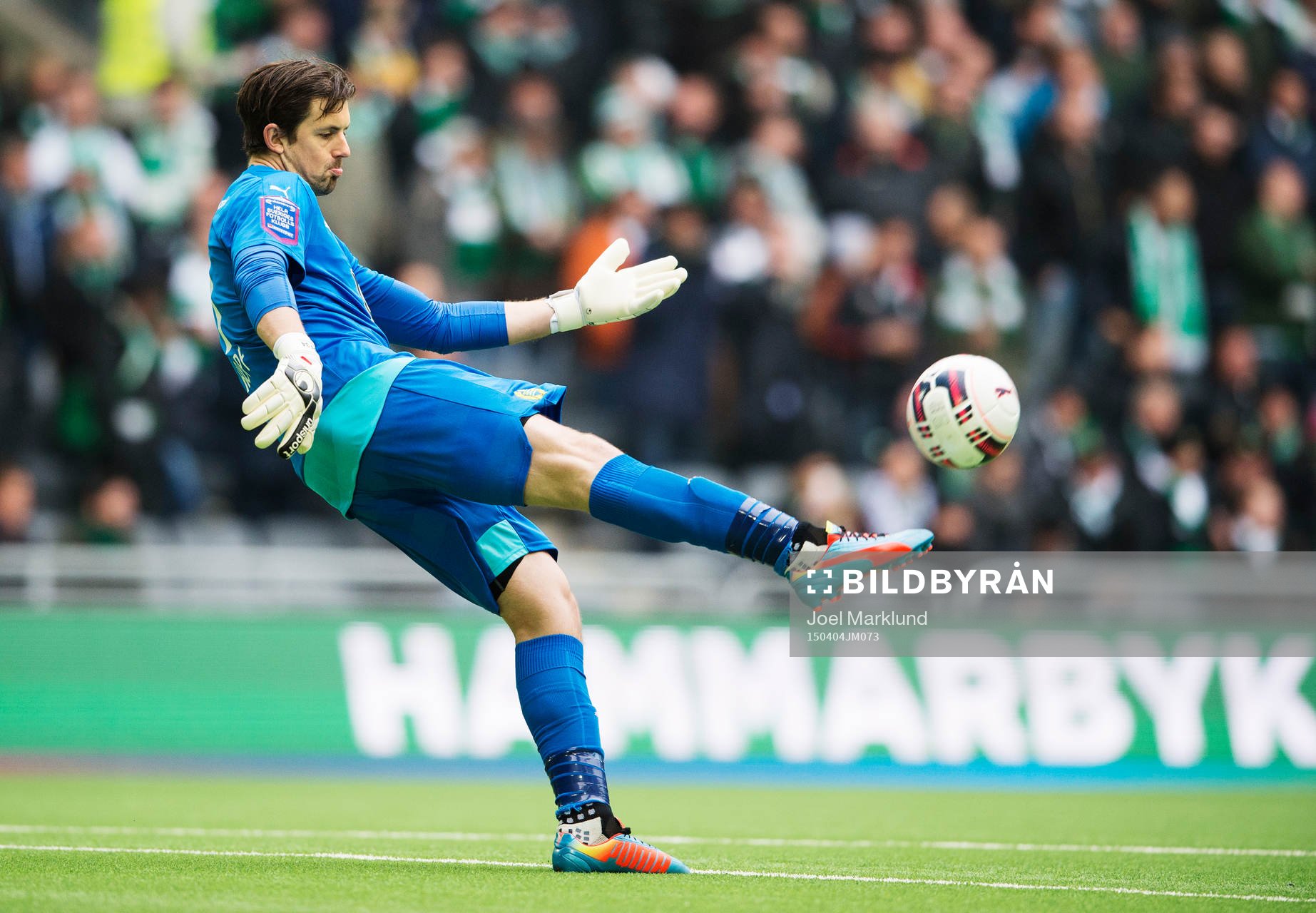 Hammarbys målvakt Johannes Hopf