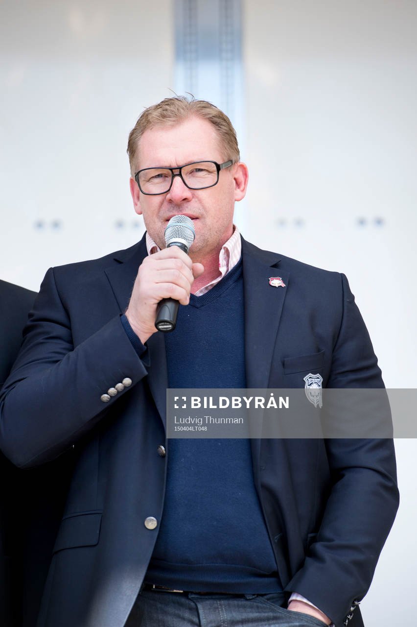 Malmö Redhawks sportchef Patrik Sylvegård när Malmö