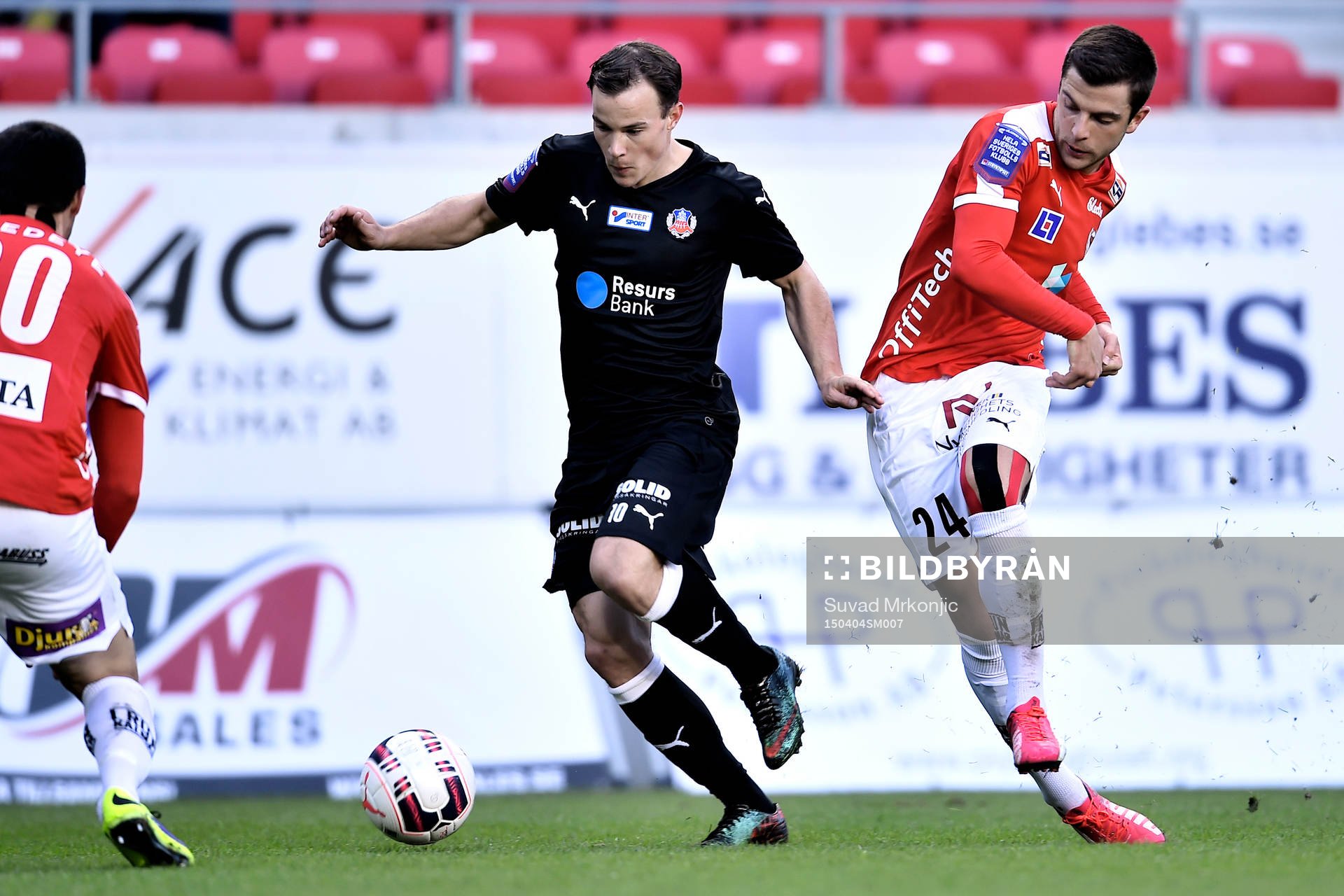 Helsingborgs Anton Wede och Kalmars Filip Sachpekidis