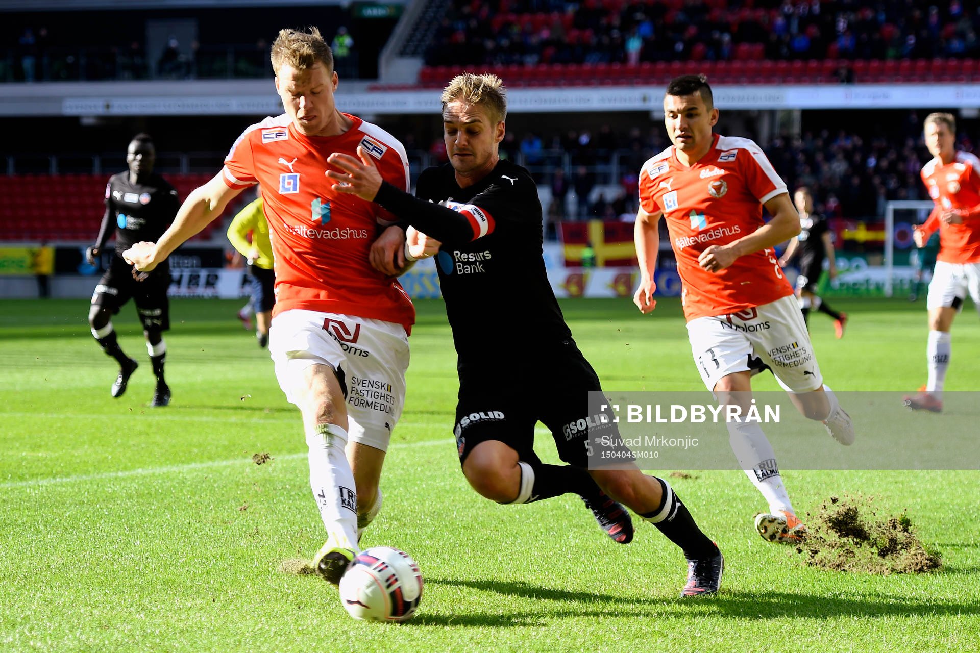 Kalmars Marcus Nilsson och Helsingborgs Johan Mårtensson